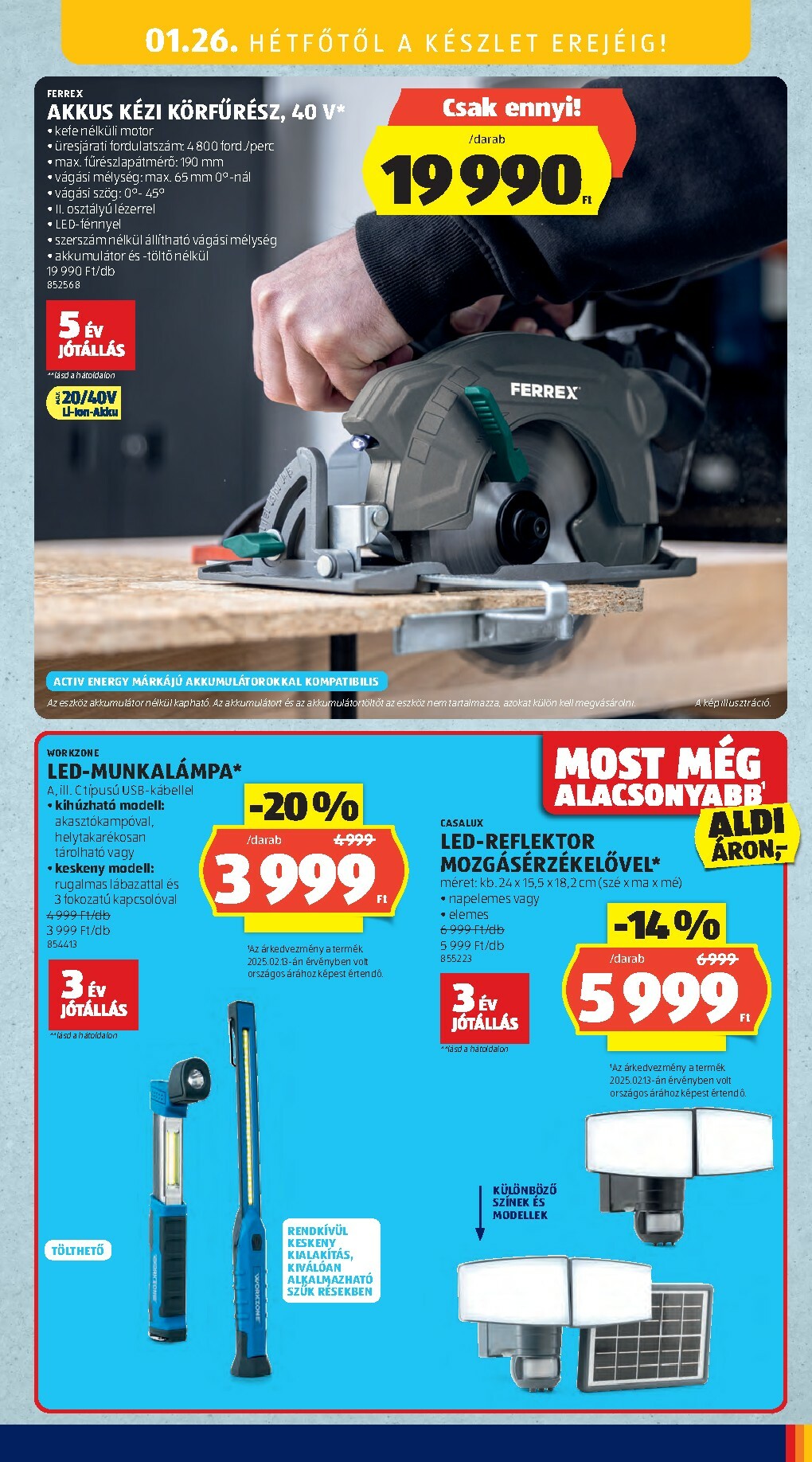 aldi - Aldi - Középső sor termékei akciós újság, érvényes 01.22. - 01.28. - page: 17