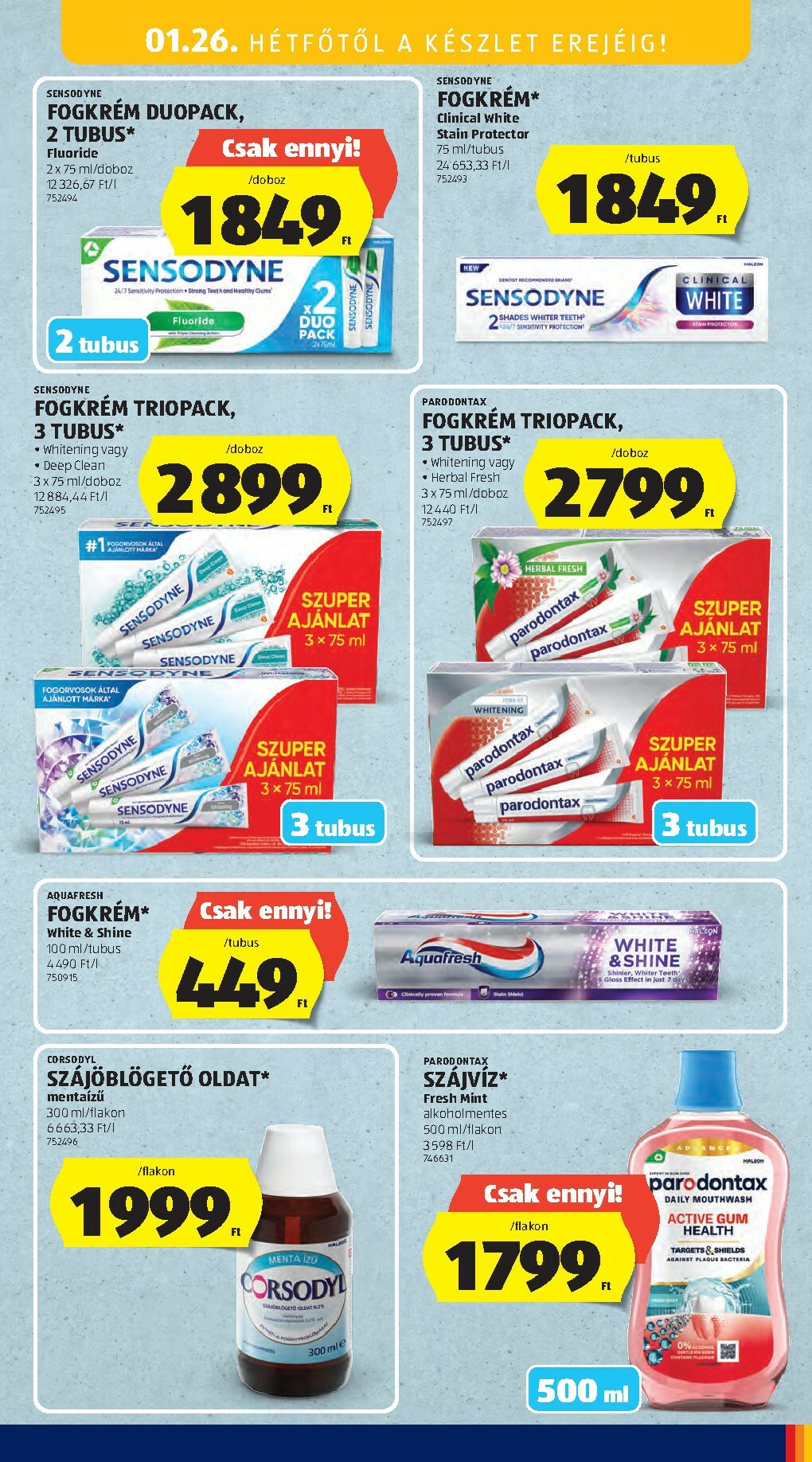 aldi - Aldi - Középső sor termékei akciós újság, érvényes 01.22. - 01.28. - page: 15