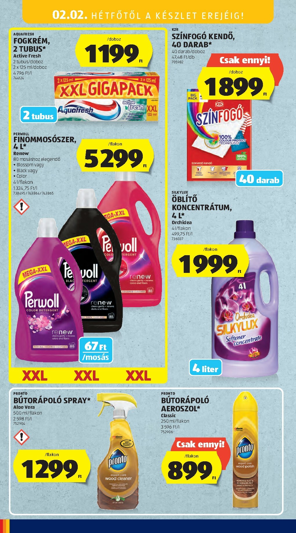 aldi - Aldi - Középső sor termékei akciós újság, érvényes 01.29. - 02.04. - page: 14