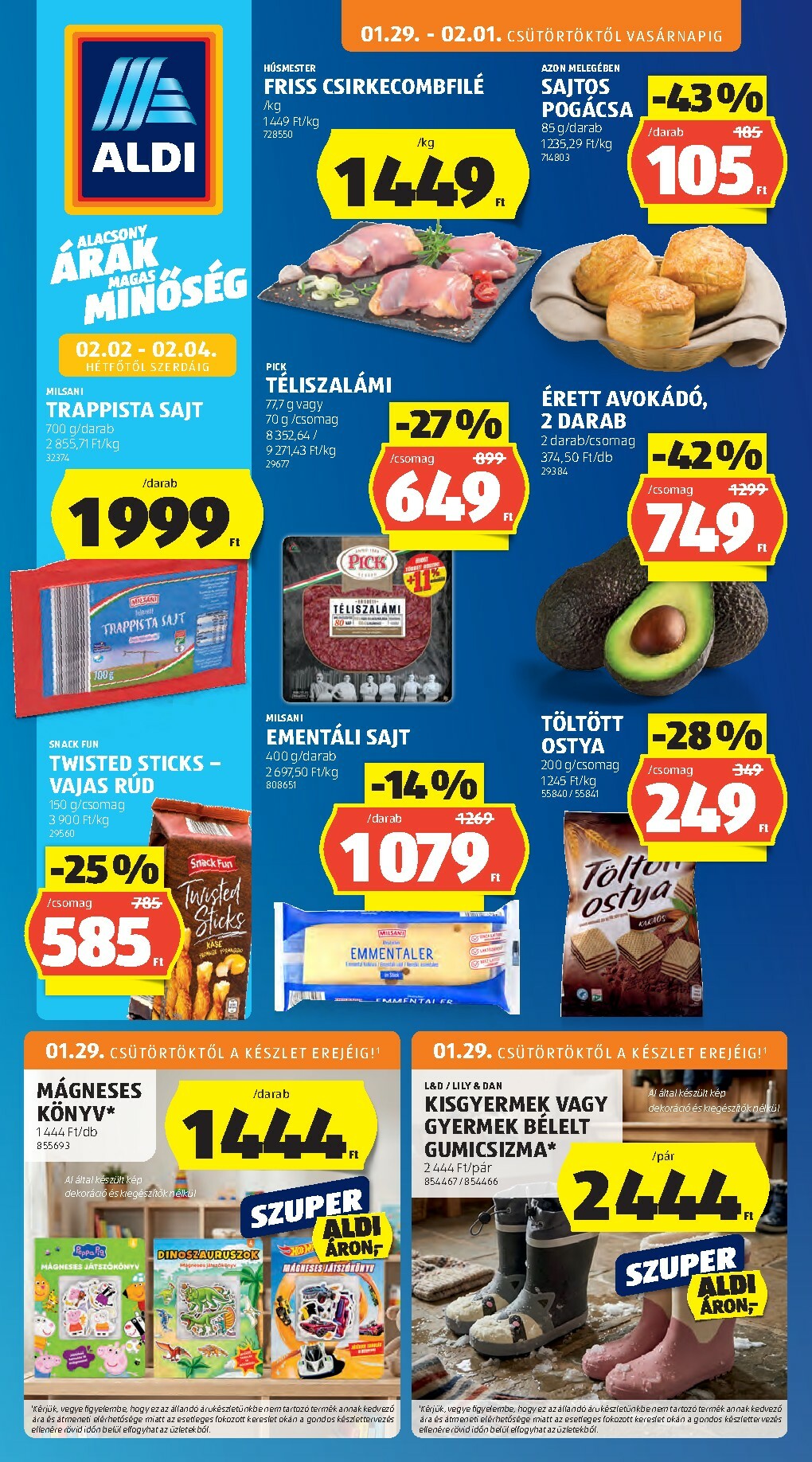 aldi - Aldi akciós újság, érvényes 01.29. - 02.04.