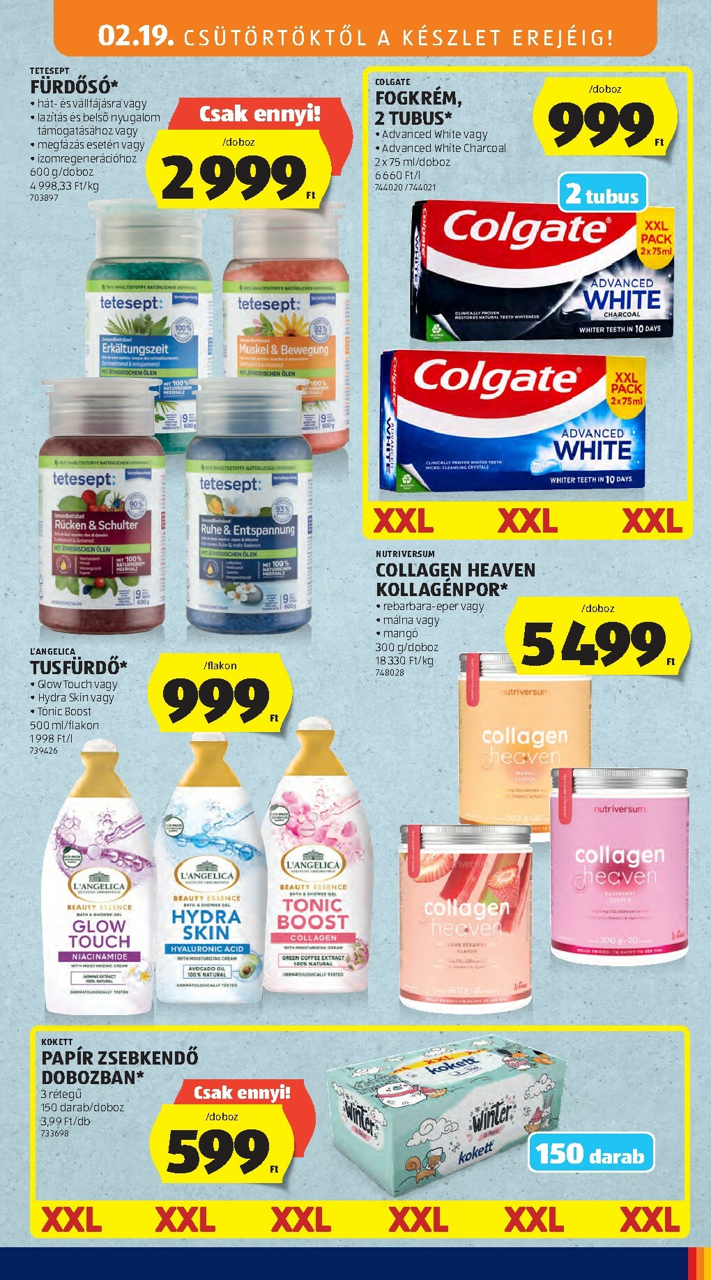 aldi - Aldi - Középső sor termékei akciós újság, érvényes 2026.02.19. - 2026.02.25. - page: 7