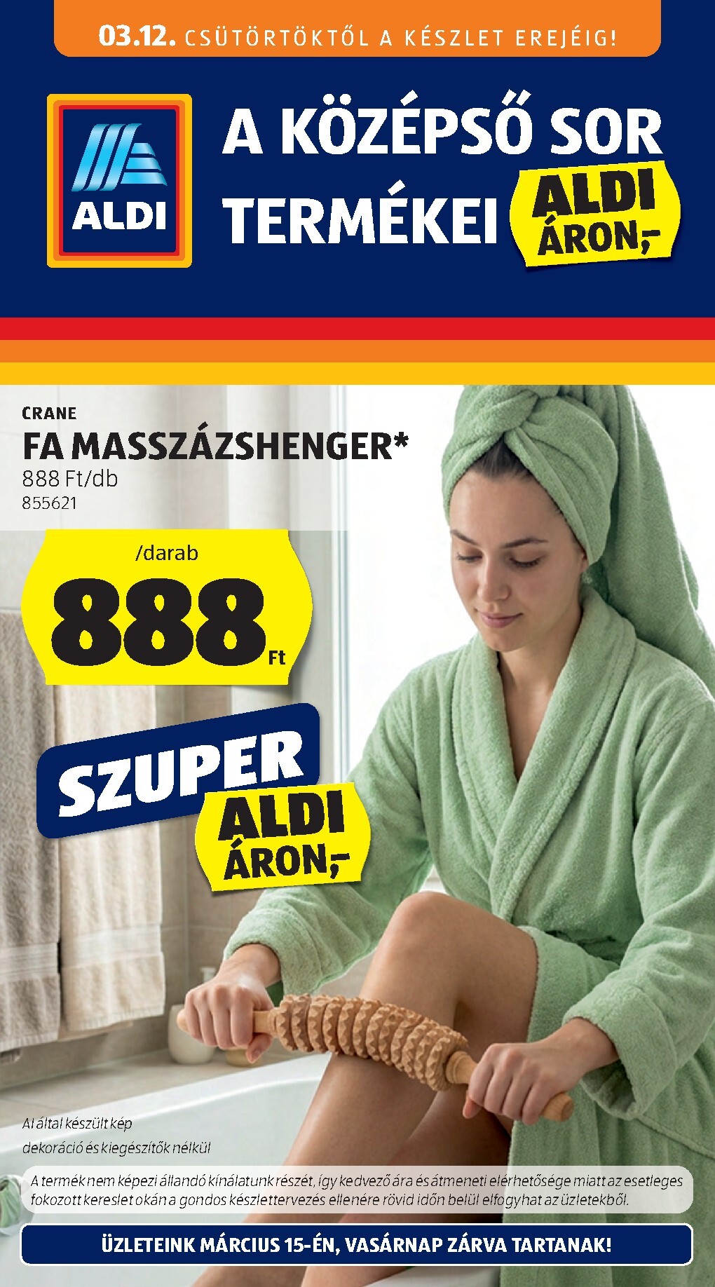aldi - Aldi - Középső sor termékei akciós újság, érvényes 2026.03.12. - 2026.03.18.