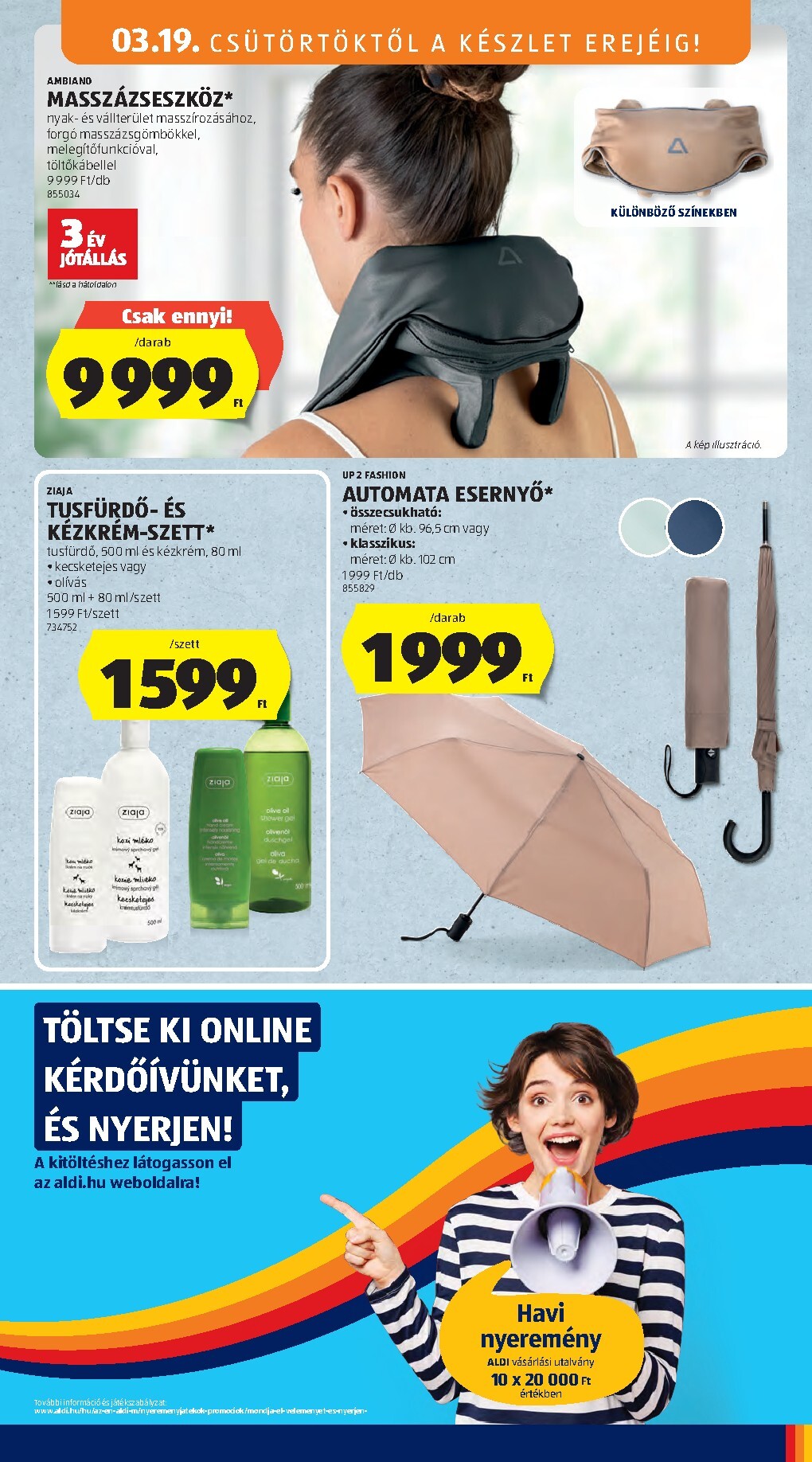 aldi - Aldi - Középső sor termékei akciós újság, érvényes 2026.03.19. - 2026.03.25. - page: 3