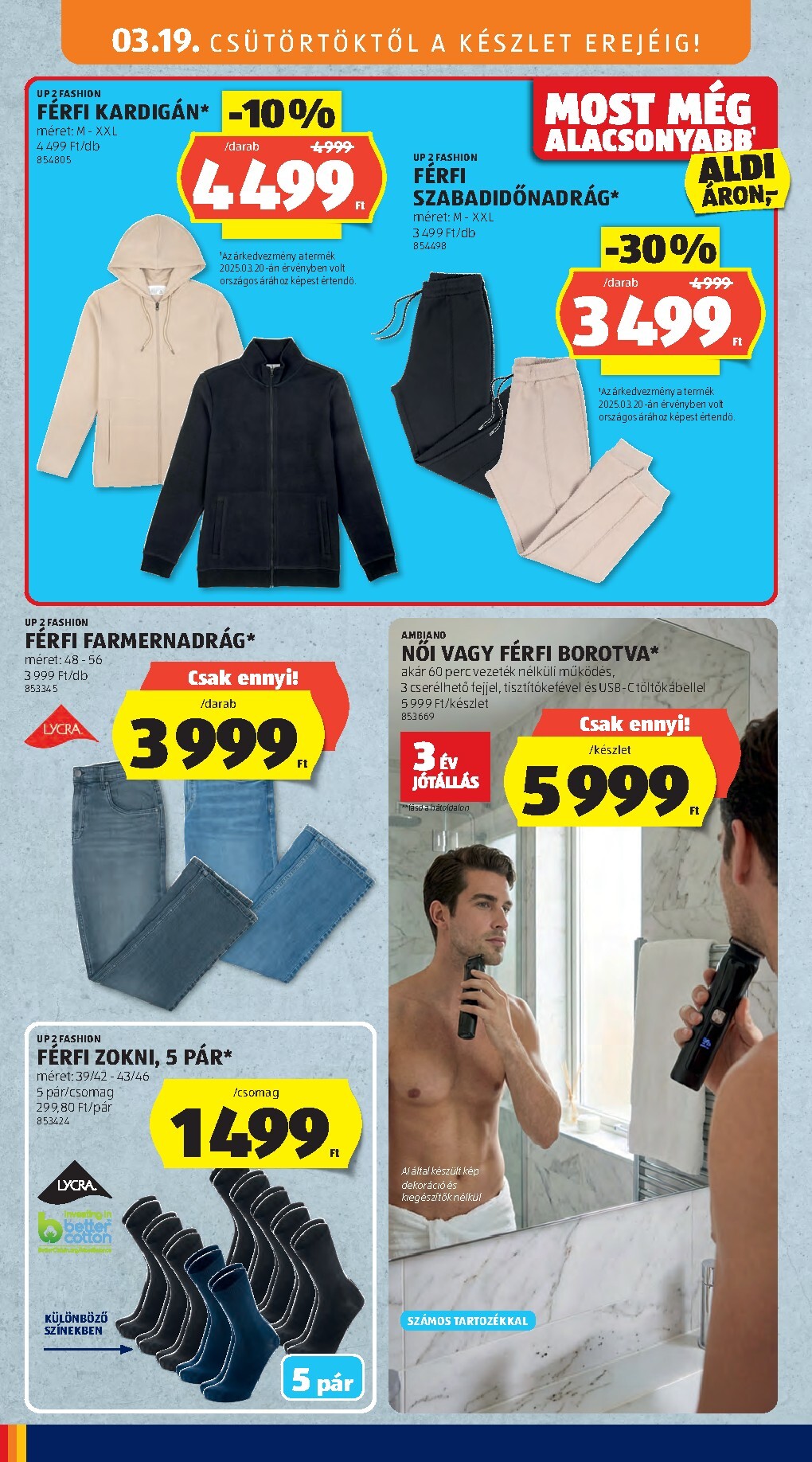 aldi - Aldi - Középső sor termékei akciós újság, érvényes 2026.03.19. - 2026.03.25. - page: 4