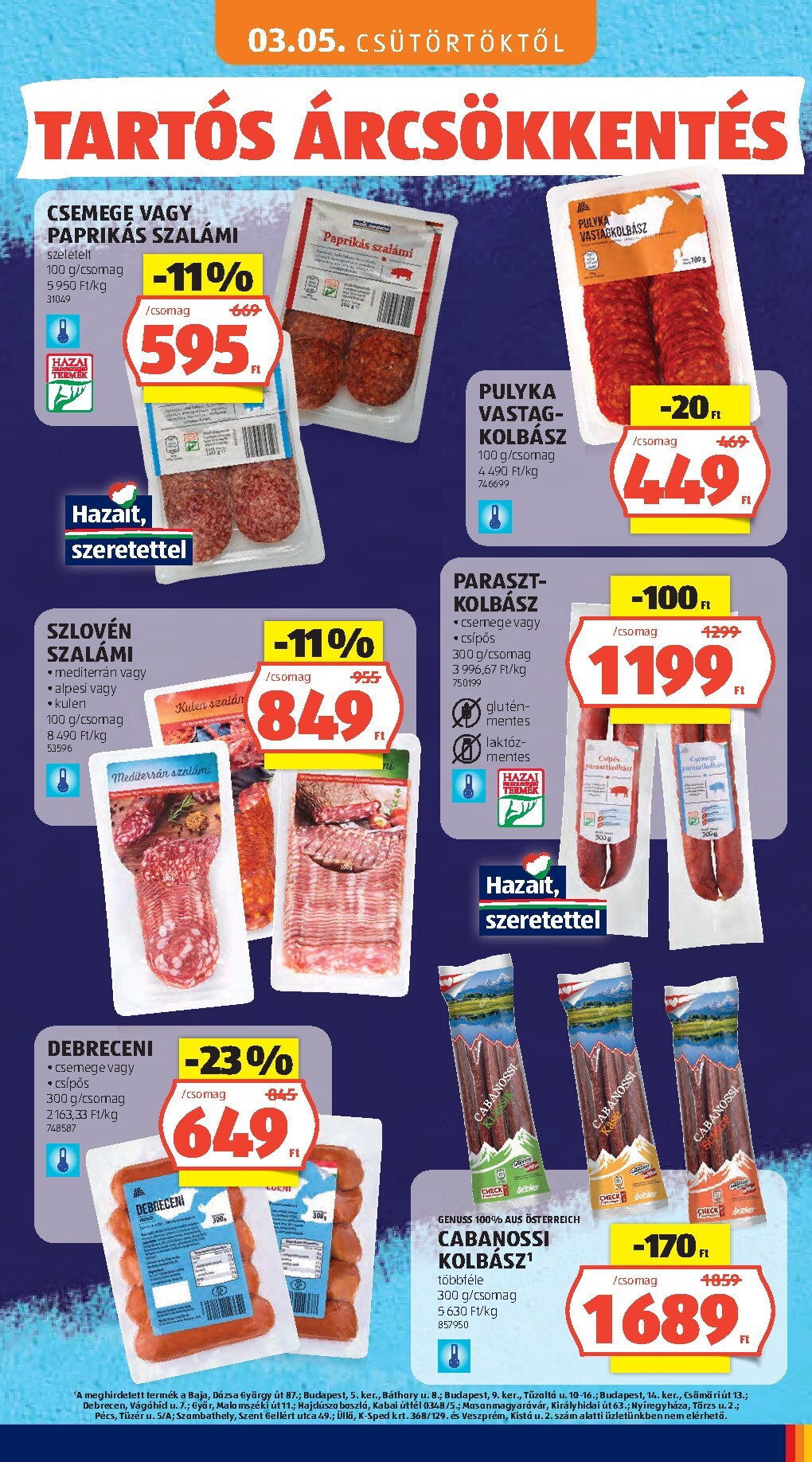 aldi - Aldi - Tartós árcsökkentés flyer akciós újság, érvényes 2026.03.05. - 2026.04.02. - page: 7