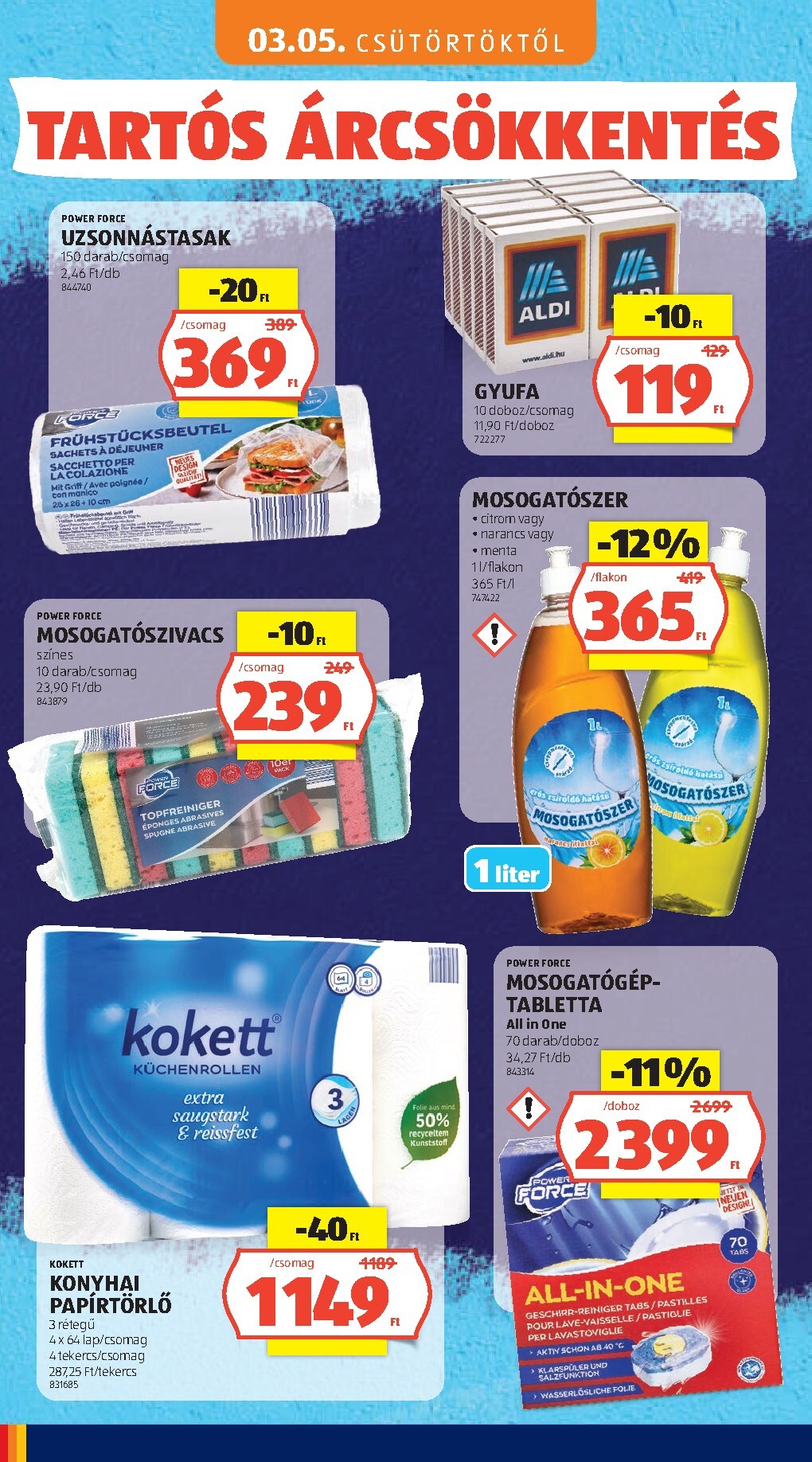 aldi - Aldi - Tartós árcsökkentés flyer akciós újság, érvényes 2026.03.05. - 2026.04.02. - page: 30