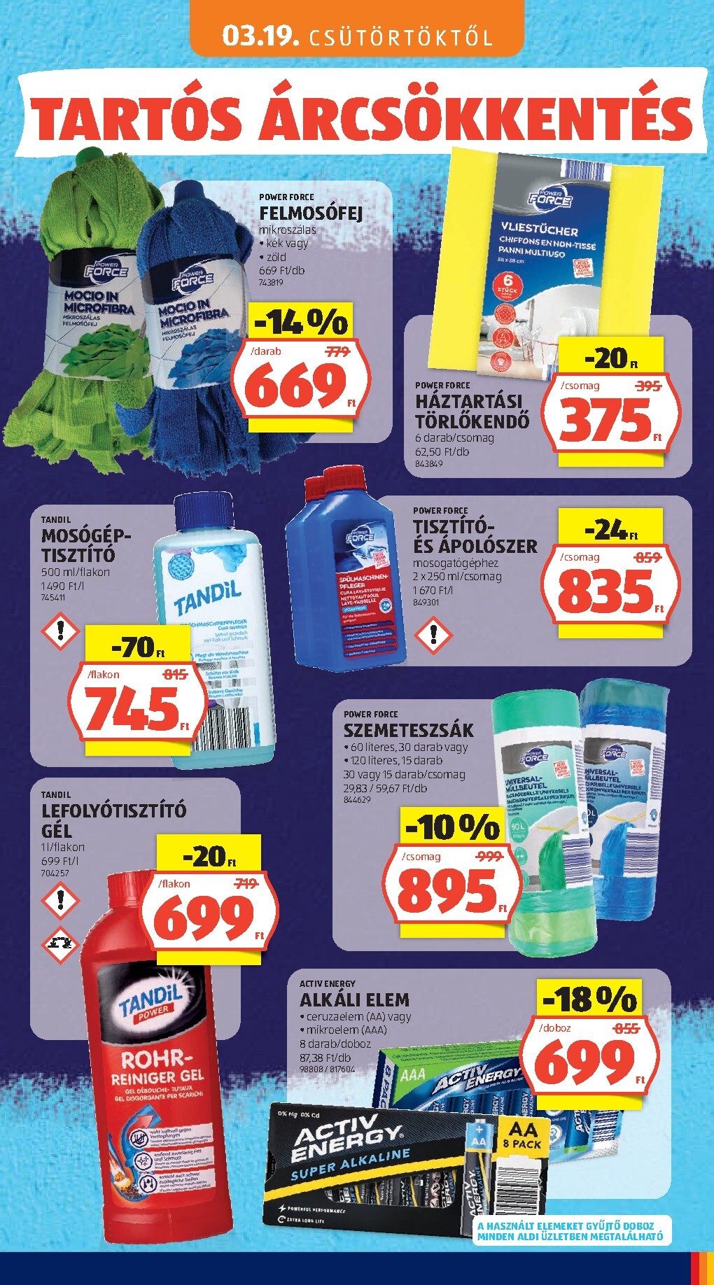 aldi - Aldi - Tartós árcsökkentés flyer akciós újság, érvényes 2026.03.05. - 2026.04.02. - page: 75