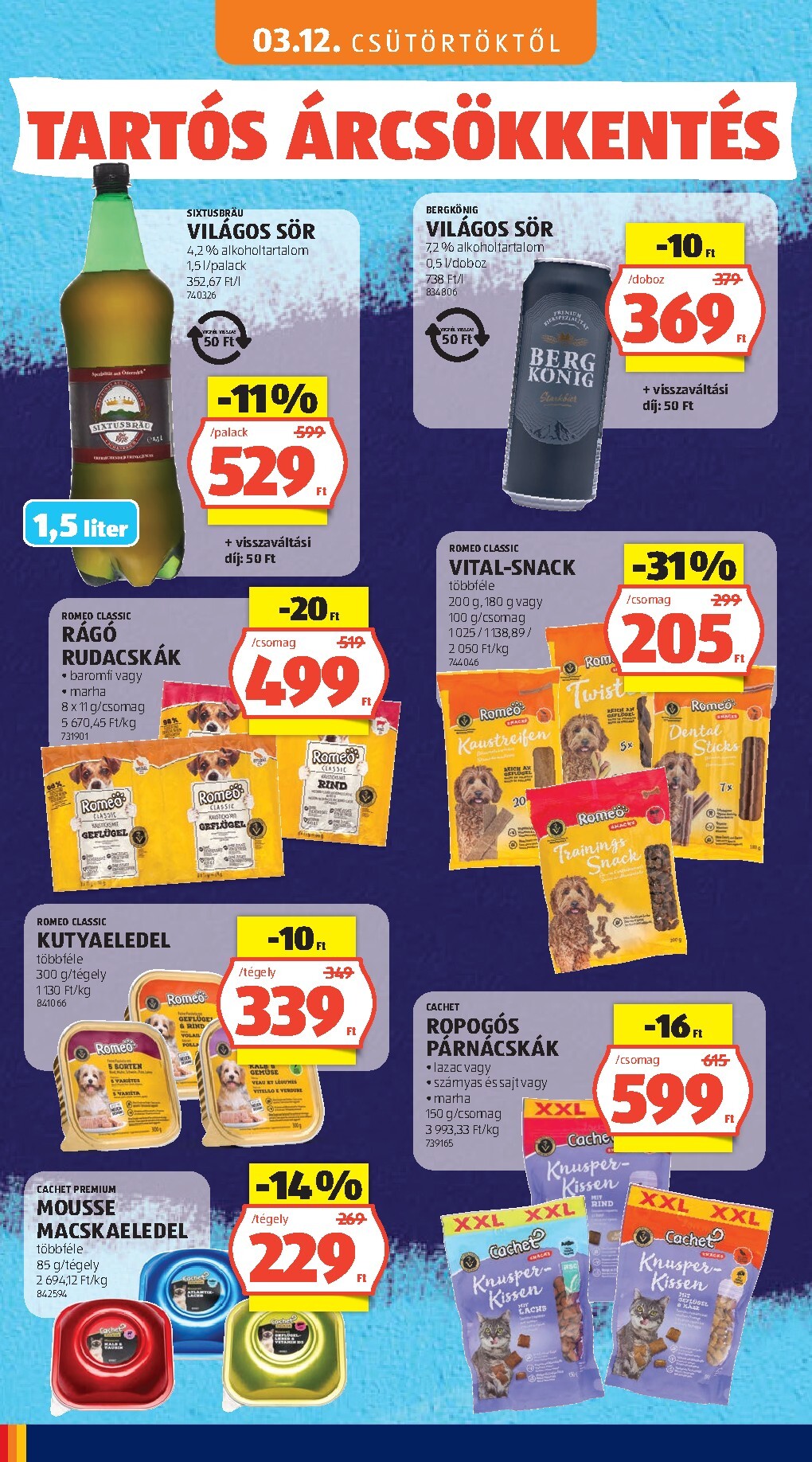 aldi - Aldi - Tartós árcsökkentés flyer akciós újság, érvényes 2026.03.05. - 2026.04.02. - page: 50
