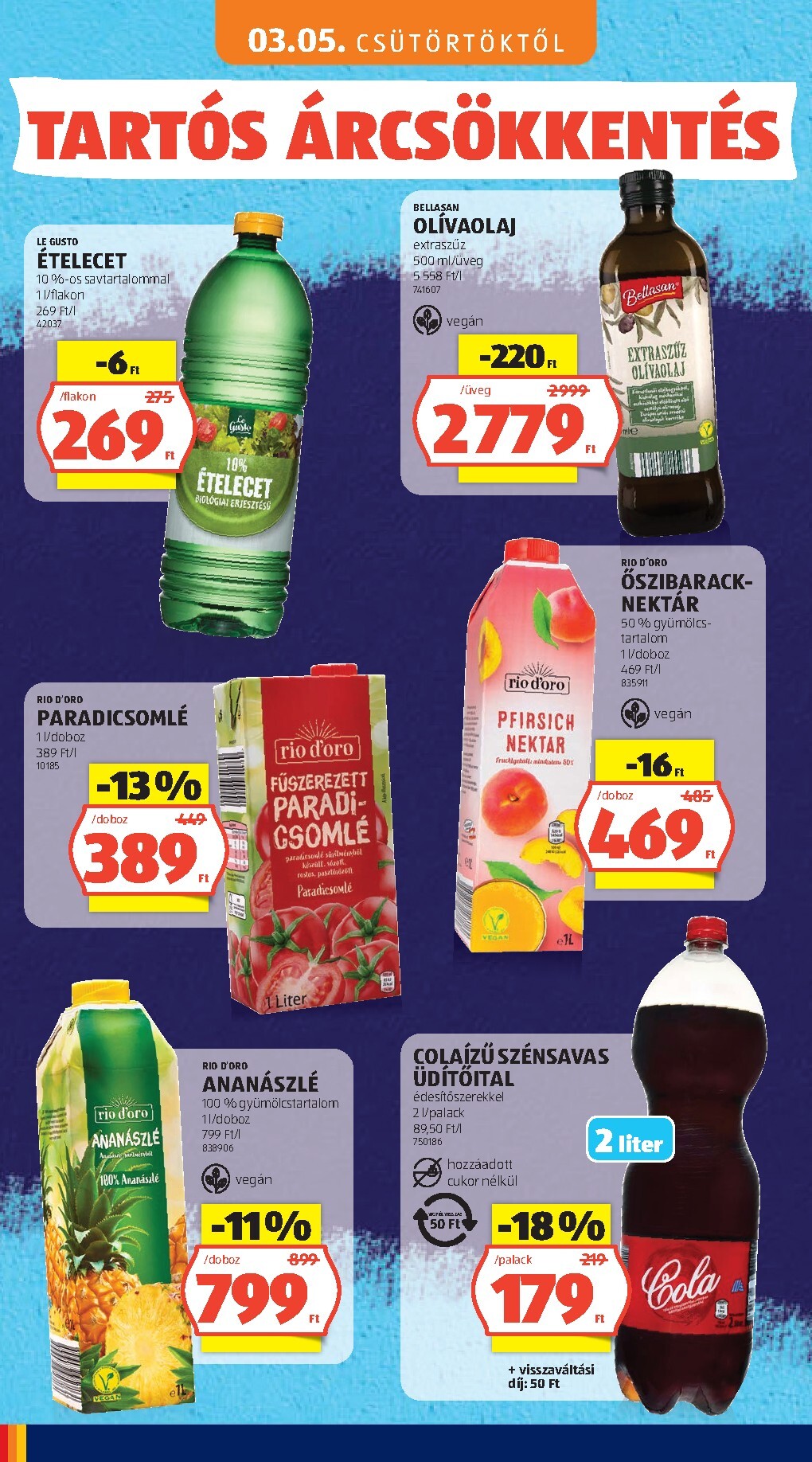 aldi - Aldi - Tartós árcsökkentés flyer akciós újság, érvényes 2026.03.05. - 2026.04.02. - page: 24