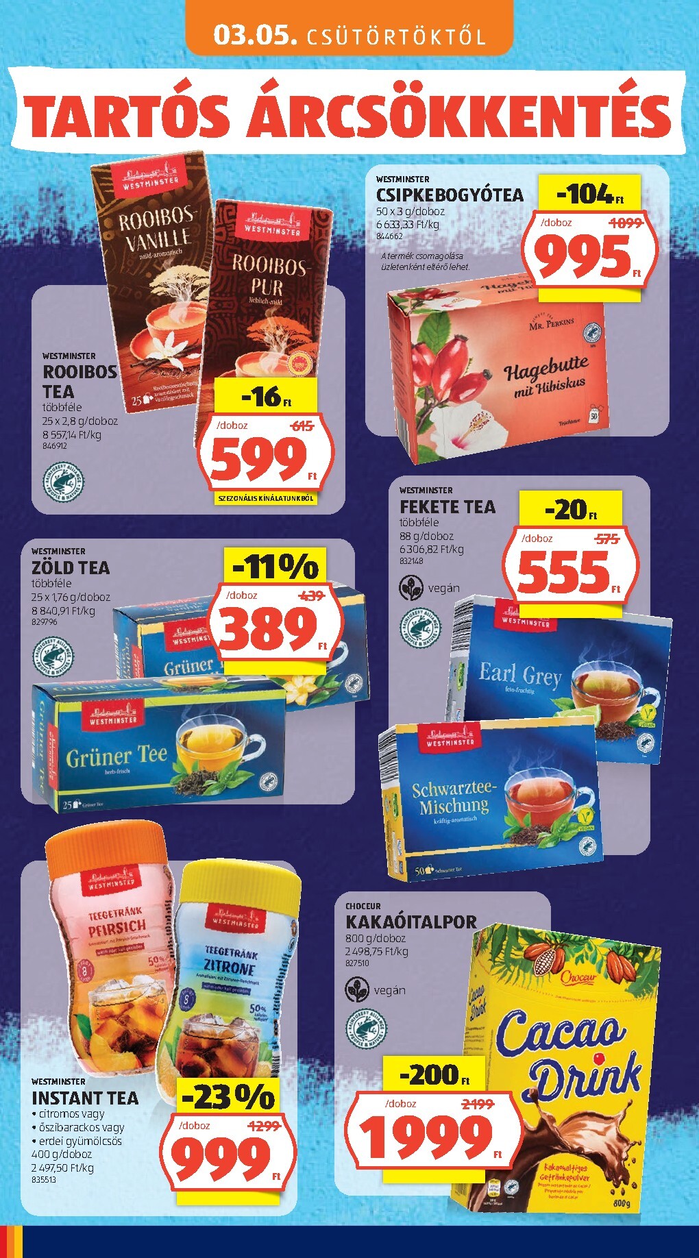 aldi - Aldi - Tartós árcsökkentés flyer akciós újság, érvényes 2026.03.05. - 2026.04.02. - page: 18