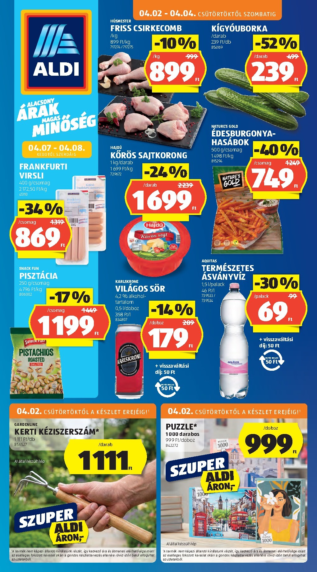 aldi - Aldi akciós újság, érvényes 2026.04.02. - 2026.04.08.