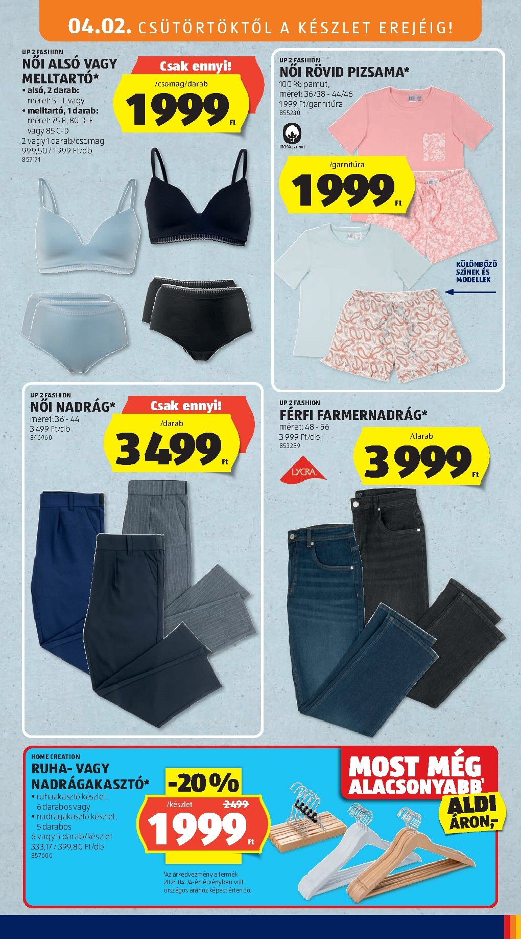 aldi - Aldi - Középső sor termékei akciós újság, érvényes 2026.04.02. - 2026.04.08. - page: 9