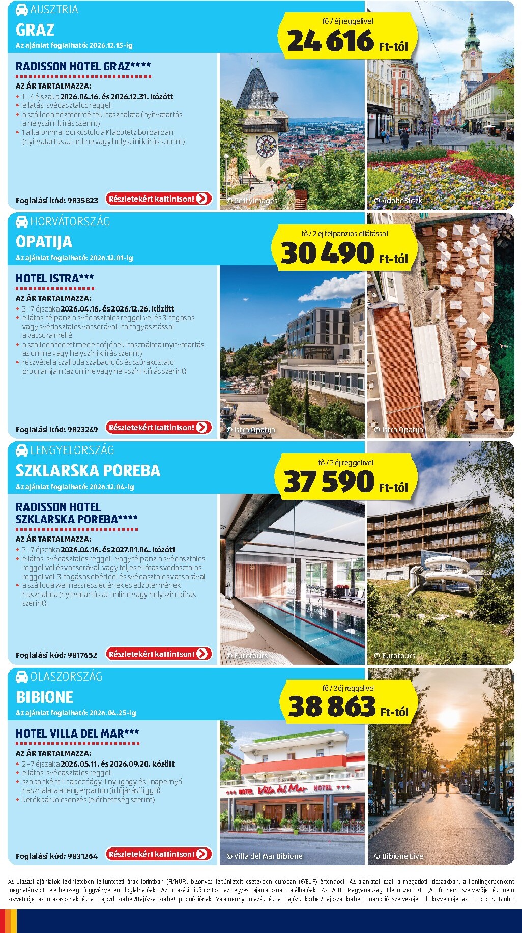 aldi - Aldi - Utazás katalógus hirdetmény a következő hétre csütörtöktől 2026.04.16.-tól szerdától 2026.04.22.-ig - page: 2