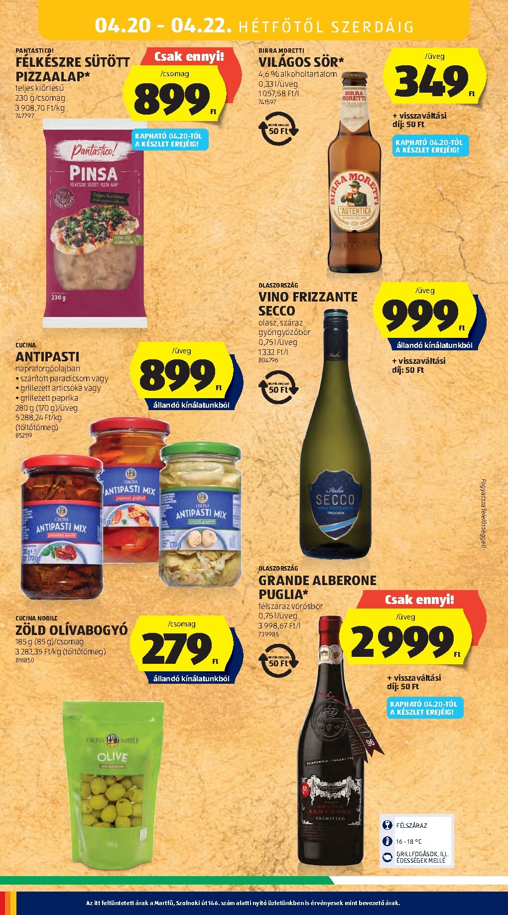 aldi - Aldi hirdetmény a következő hétre csütörtöktől 2026.04.16.-tól szerdától 2026.04.22.-ig - page: 46