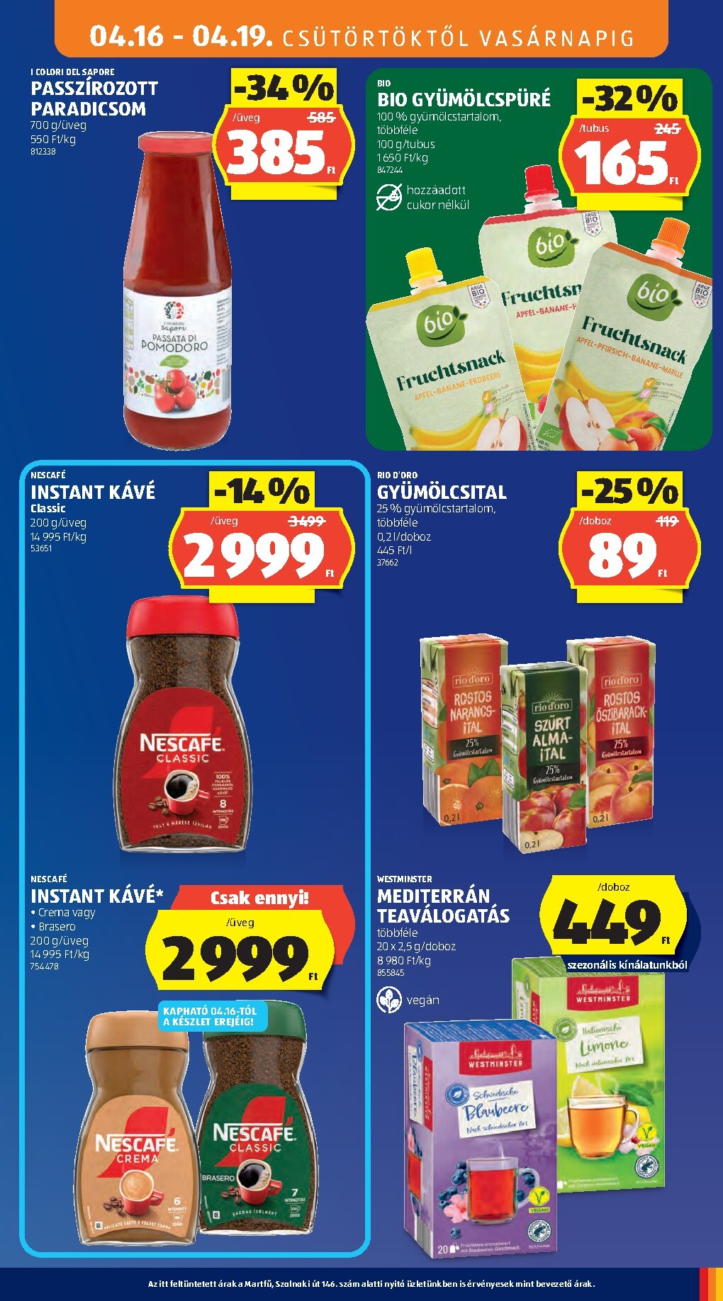 aldi - Aldi hirdetmény a következő hétre csütörtöktől 2026.04.16.-tól szerdától 2026.04.22.-ig - page: 15