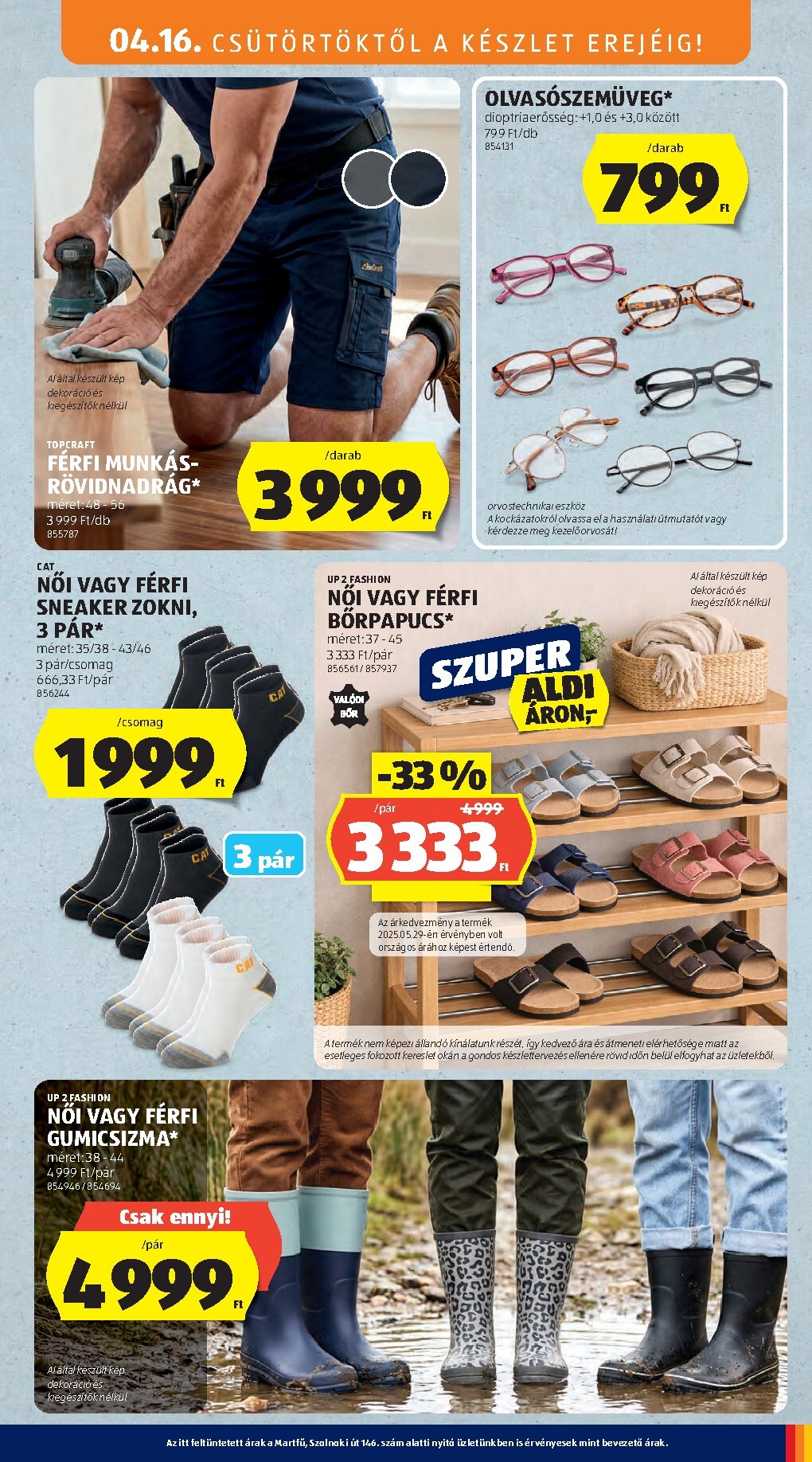 aldi - Aldi hirdetmény a következő hétre csütörtöktől 2026.04.16.-tól szerdától 2026.04.22.-ig - page: 23