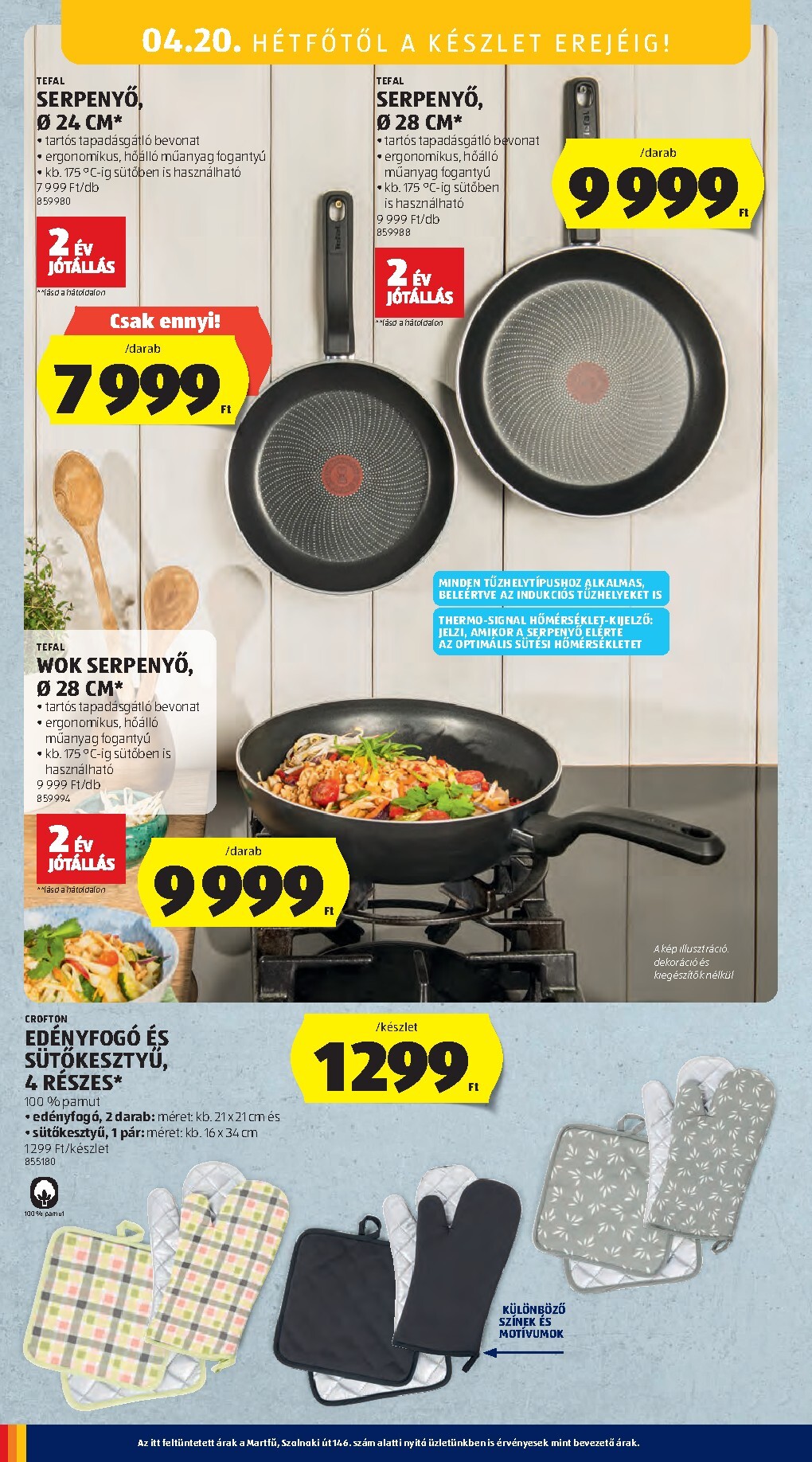 aldi - Aldi - Középső sor termékei hirdetmény a következő hétre csütörtöktől 2026.04.16.-tól szerdától 2026.04.22.-ig - page: 16