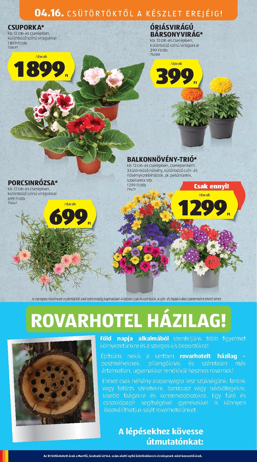 aldi - Aldi - Középső sor termékei hirdetmény a következő hétre csütörtöktől 2026.04.16.-tól szerdától 2026.04.22.-ig - page: 8