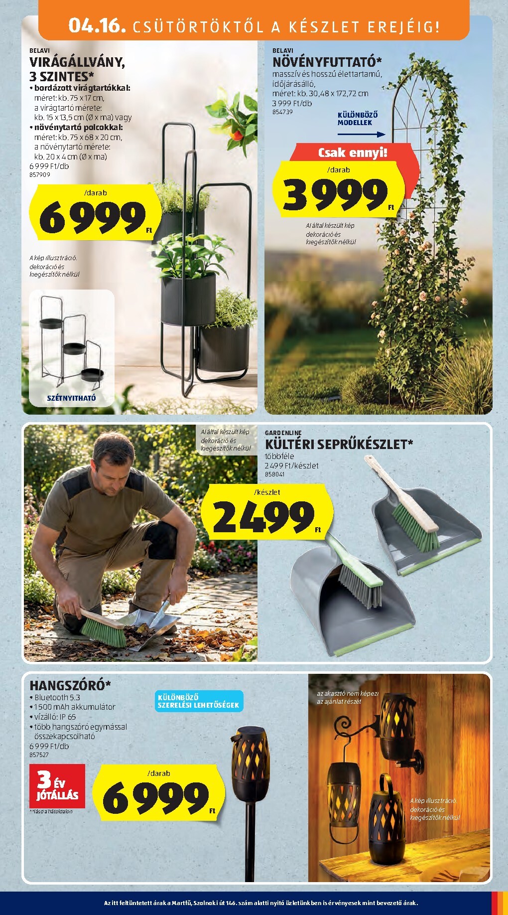 aldi - Aldi - Középső sor termékei hirdetmény a következő hétre csütörtöktől 2026.04.16.-tól szerdától 2026.04.22.-ig - page: 7