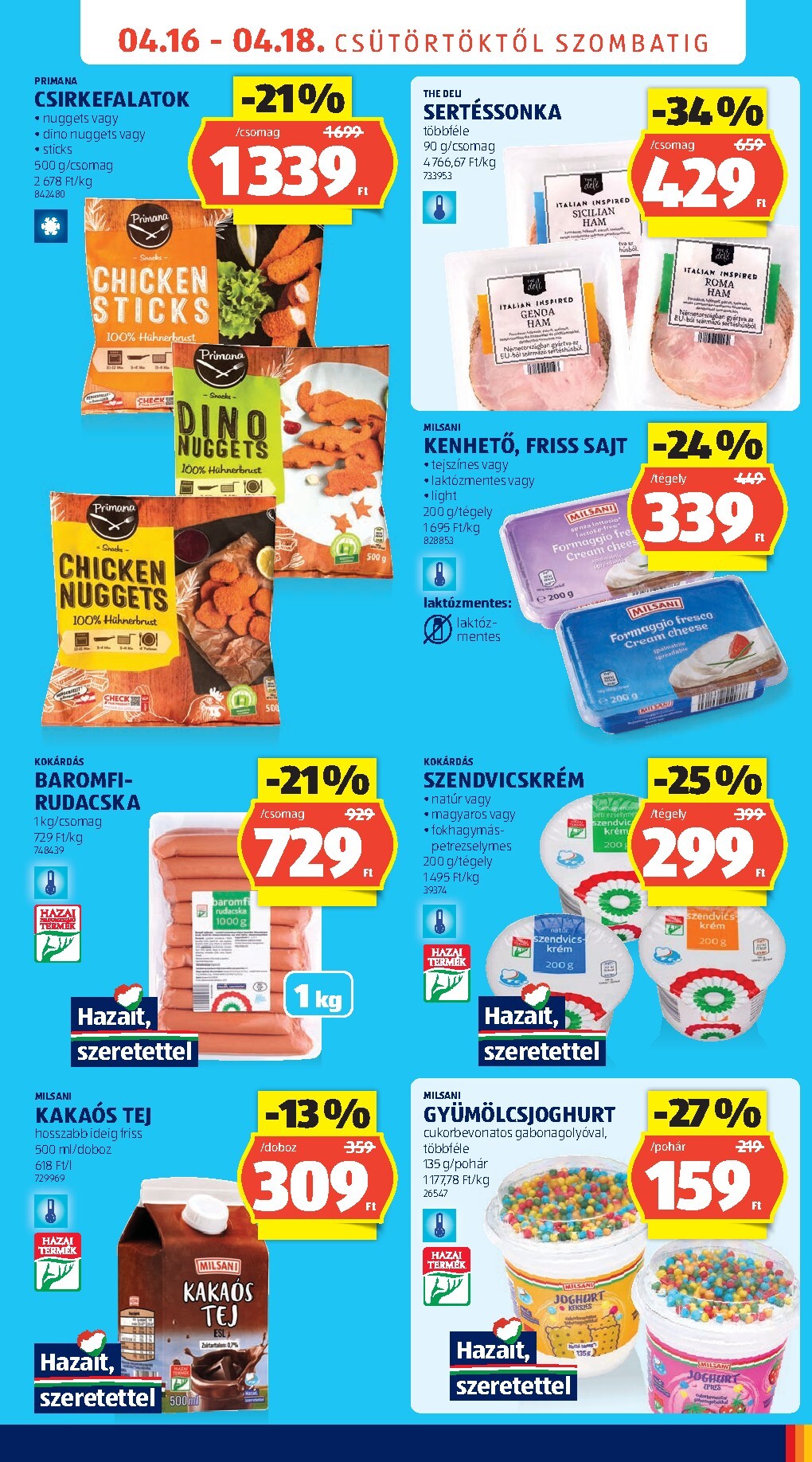 aldi - Aldi - Üzletnyitás: Martfű, hirdetmény a következő hétre csütörtöktől 2026.04.16.-tól szombattól 2026.04.18.-ig - page: 5