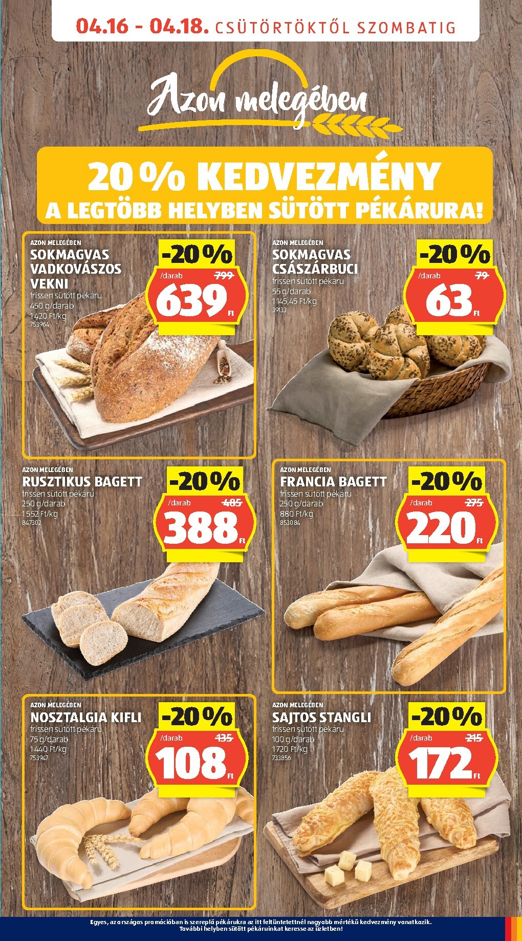 aldi - Aldi - Üzletnyitás: Martfű, hirdetmény a következő hétre csütörtöktől 2026.04.16.-tól szombattól 2026.04.18.-ig - page: 3