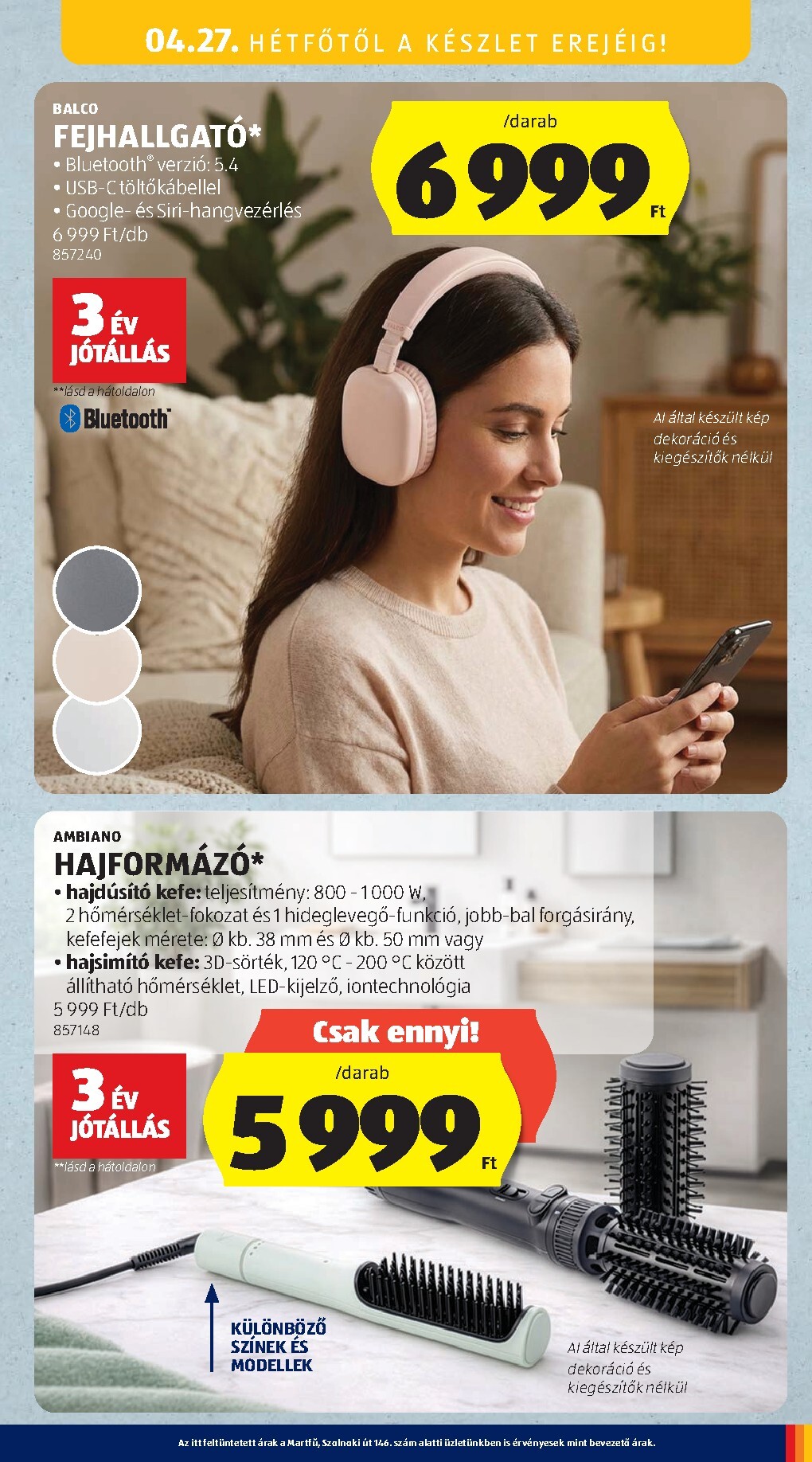 aldi - Aldi hirdetmény a következő hétre csütörtöktől 2026.04.23.-tól szerdától 2026.04.29.-ig - page: 51