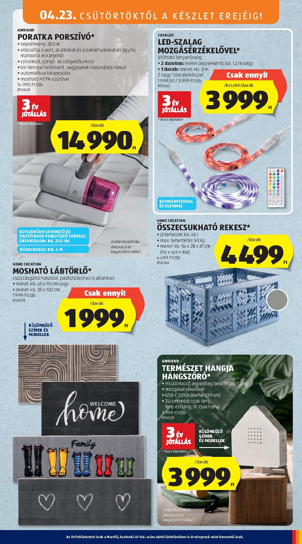 aldi - Aldi hirdetmény a következő hétre csütörtöktől 2026.04.23.-tól szerdától 2026.04.29.-ig - page: 23