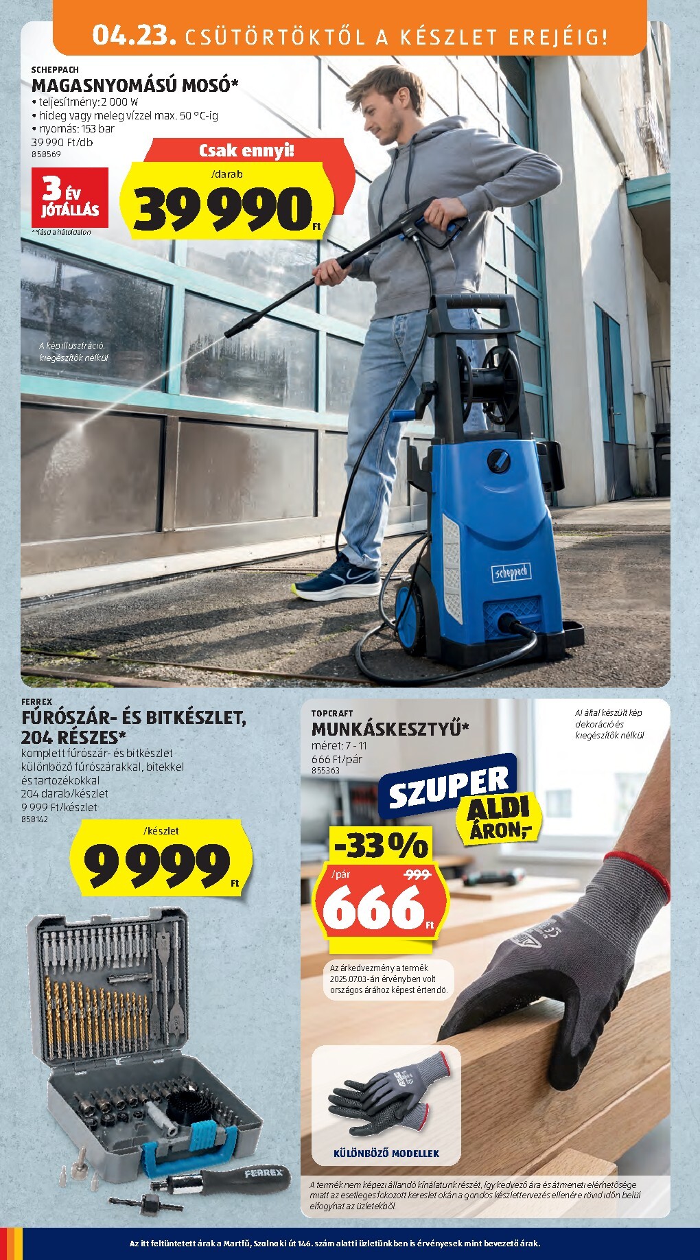 aldi - Aldi hirdetmény a következő hétre csütörtöktől 2026.04.23.-tól szerdától 2026.04.29.-ig - page: 30