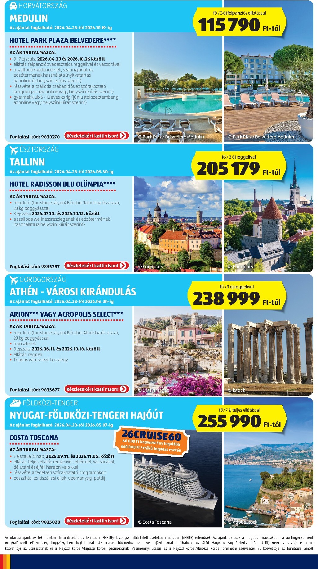 aldi - Aktuális Aldi - Utazás katalógus 2 szórólap érvényes hétfőtől 2026.04.06.-től vasárnaptól 2026.05.03.-ig - page: 4