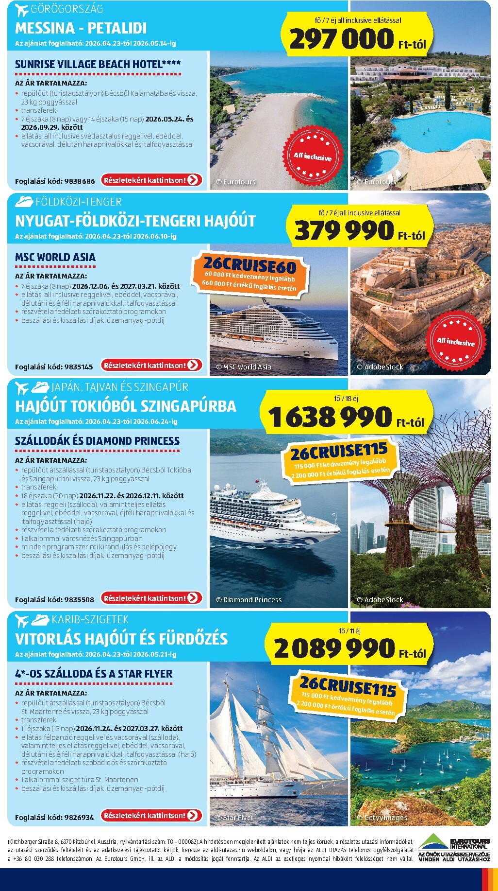 aldi - Aktuális Aldi - Utazás katalógus 2 szórólap érvényes hétfőtől 2026.04.06.-től vasárnaptól 2026.05.03.-ig - page: 5