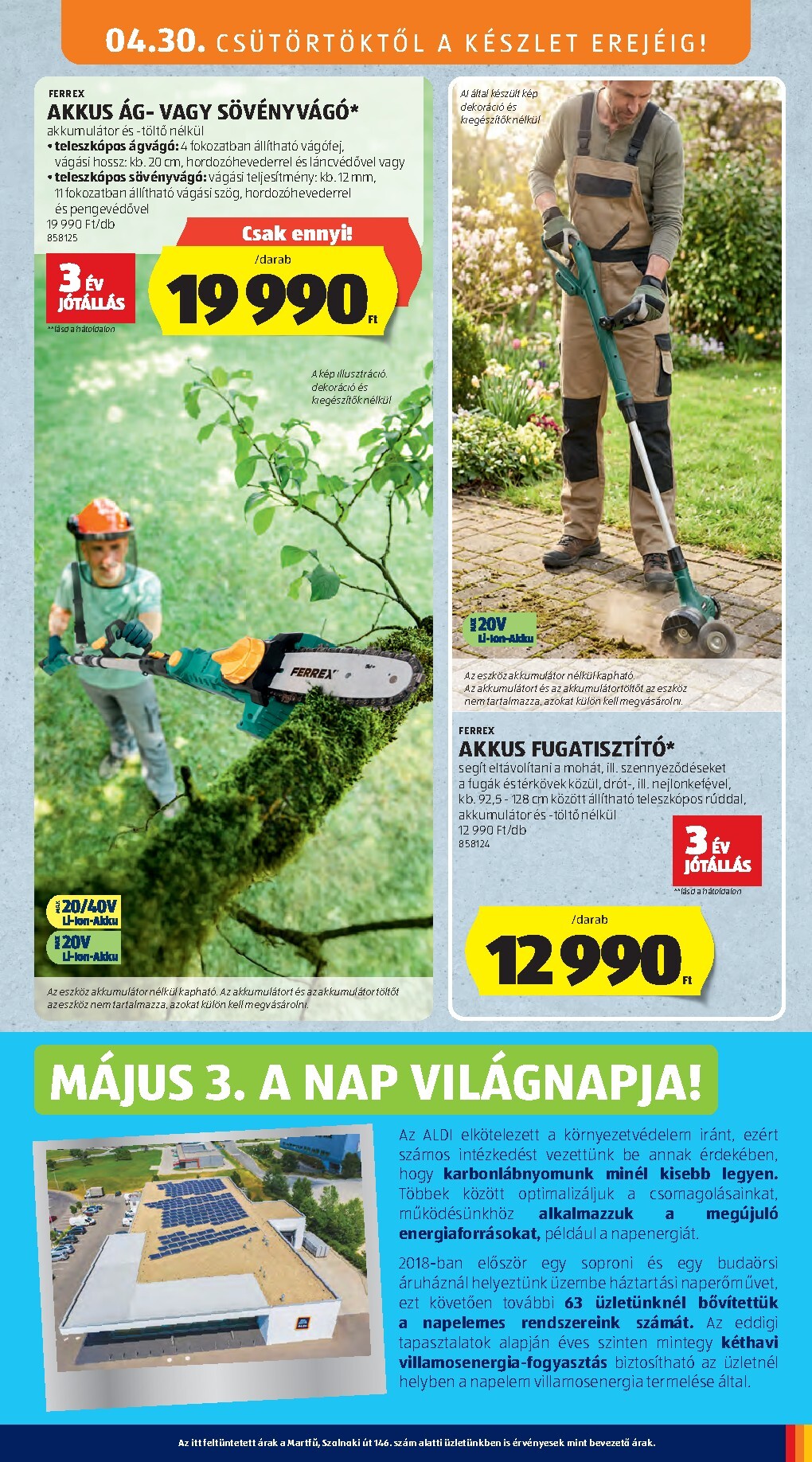 aldi - Aldi hirdetmény a következő hétre csütörtöktől 2026.04.30.-tól szerdától 2026.05.06.-ig - page: 29