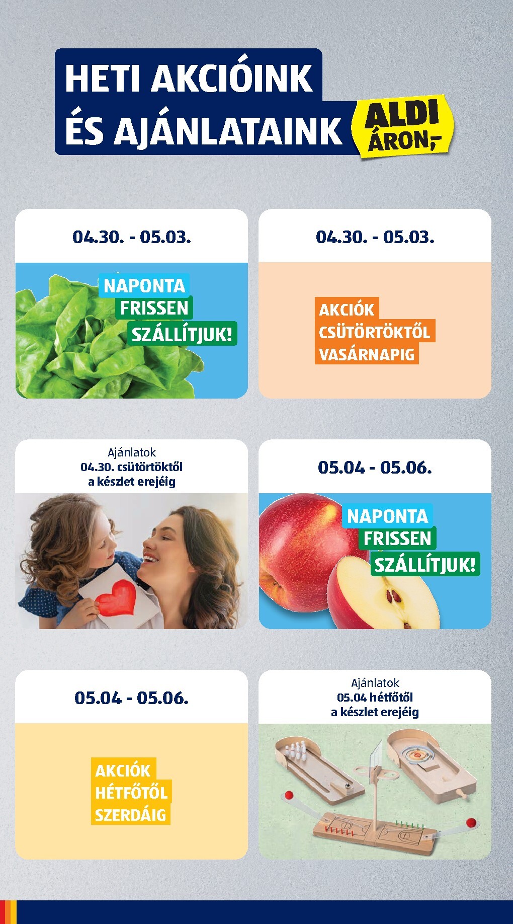 aldi - Aldi hirdetmény a következő hétre csütörtöktől 2026.04.30.-tól szerdától 2026.05.06.-ig - page: 4