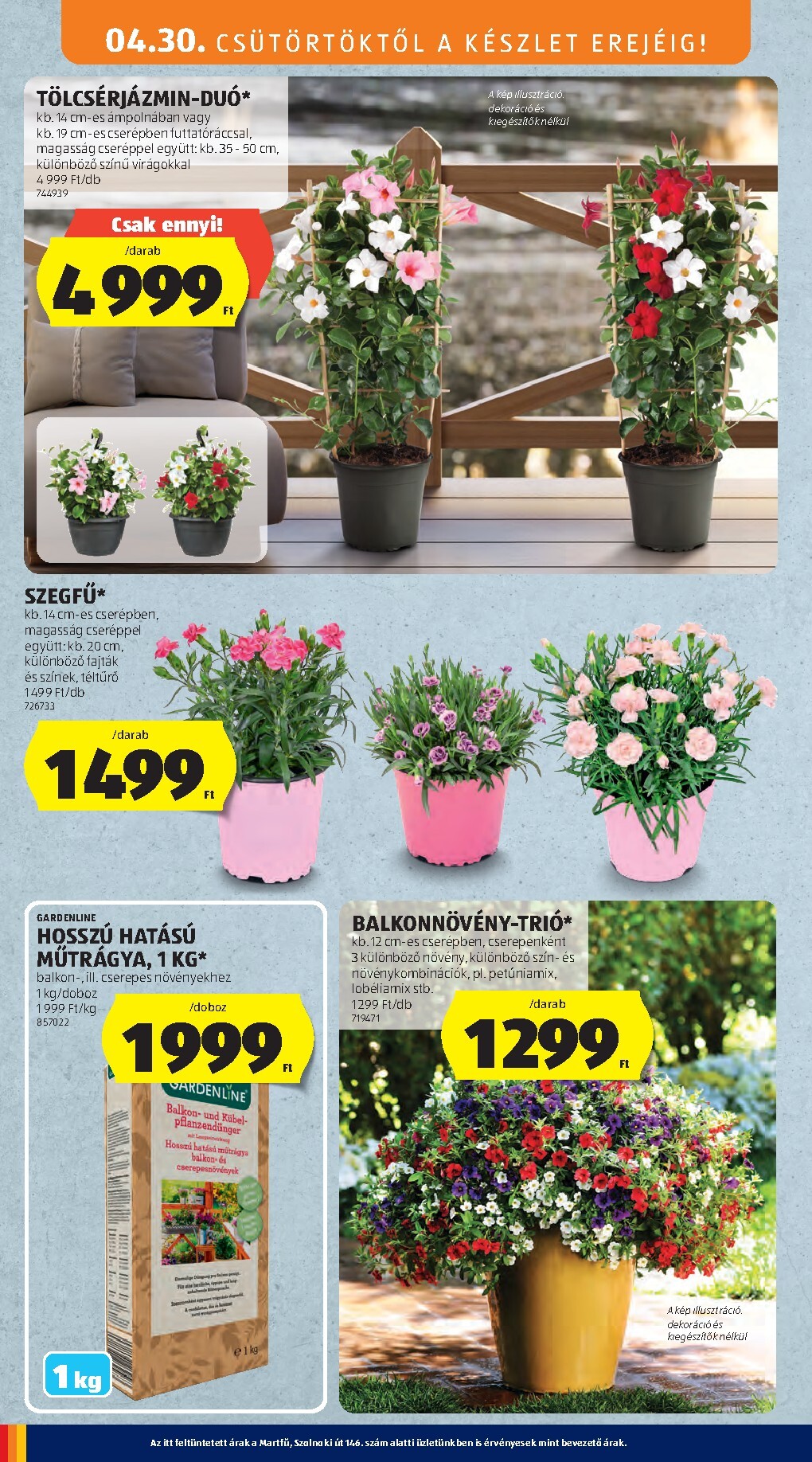 aldi - Aldi - Középső sor termékei hirdetmény a következő hétre csütörtöktől 2026.04.30.-tól szerdától 2026.05.06.-ig - page: 8