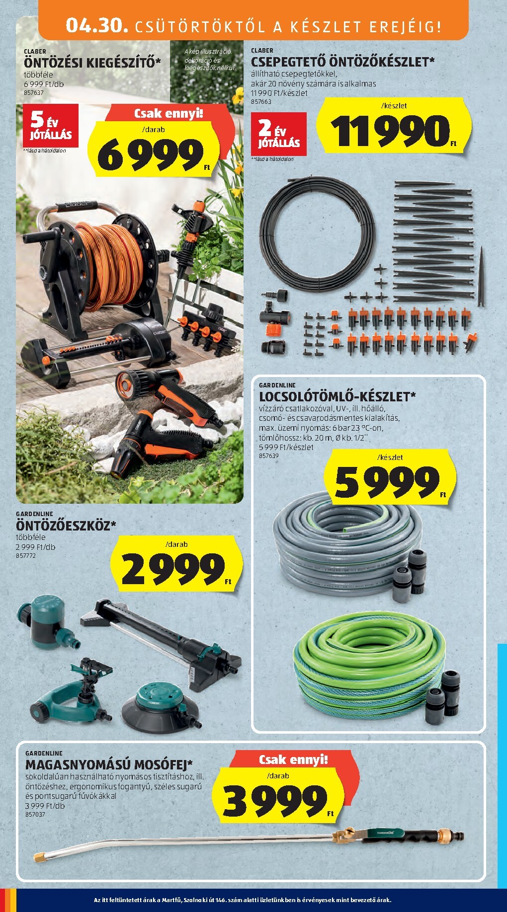 aldi - Aldi - Középső sor termékei hirdetmény a következő hétre csütörtöktől 2026.04.30.-tól szerdától 2026.05.06.-ig - page: 6