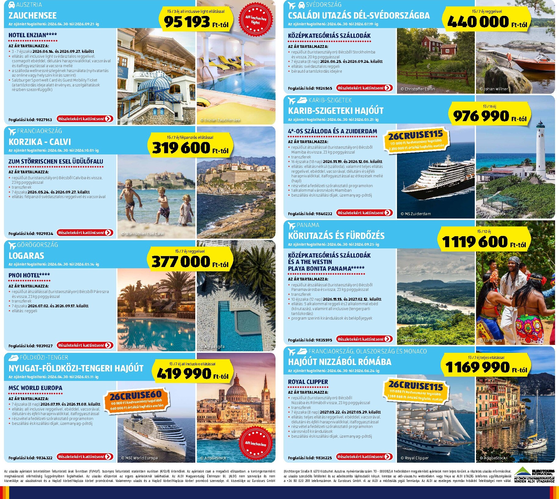 aldi - Aldi - Utazás katalógus hirdetmény a következő hétre csütörtöktől 2026.04.30.-tól szerdától 2026.05.06.-ig - page: 3