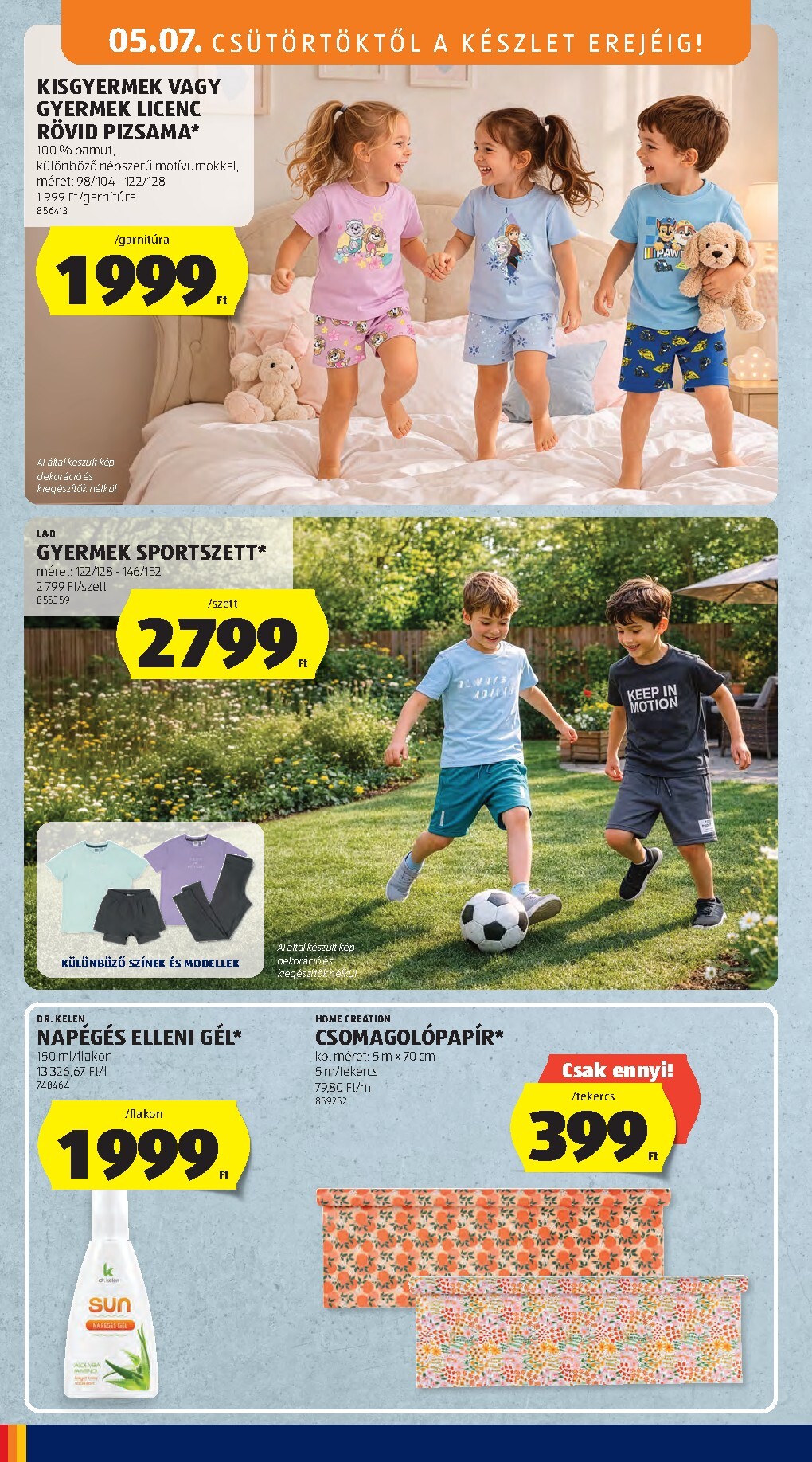 aldi - Aldi - Középső sor termékei hirdetmény a következő hétre csütörtöktől 2026.05.07.-tól szerdától 2026.05.13.-ig - page: 14