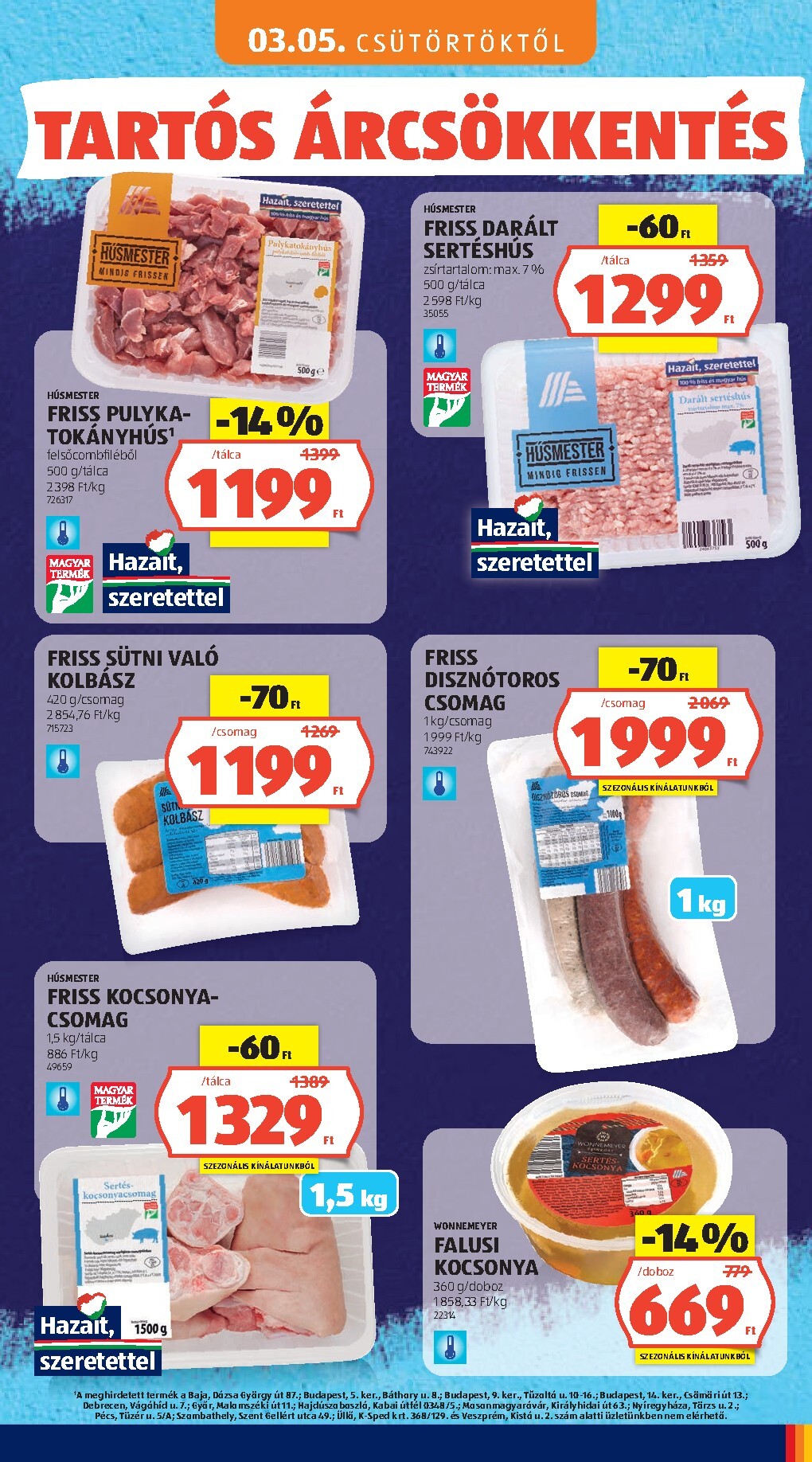 aldi - Aktuális Aldi - Tartós árcsökkentés flyer szórólap érvényes csütörtöktől 2026.03.05.-től vasárnaptól 2026.05.31.-ig - page: 5