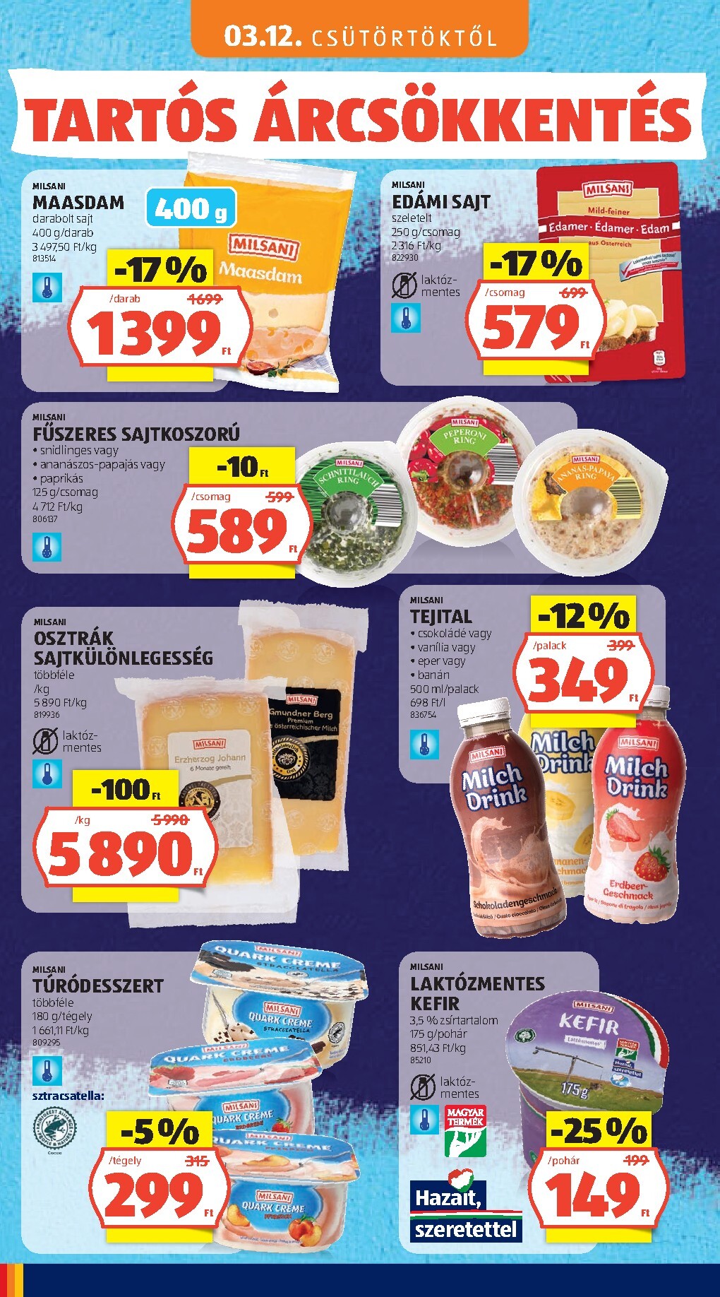 aldi - Aktuális Aldi - Tartós árcsökkentés flyer szórólap érvényes csütörtöktől 2026.03.05.-től vasárnaptól 2026.05.31.-ig - page: 38
