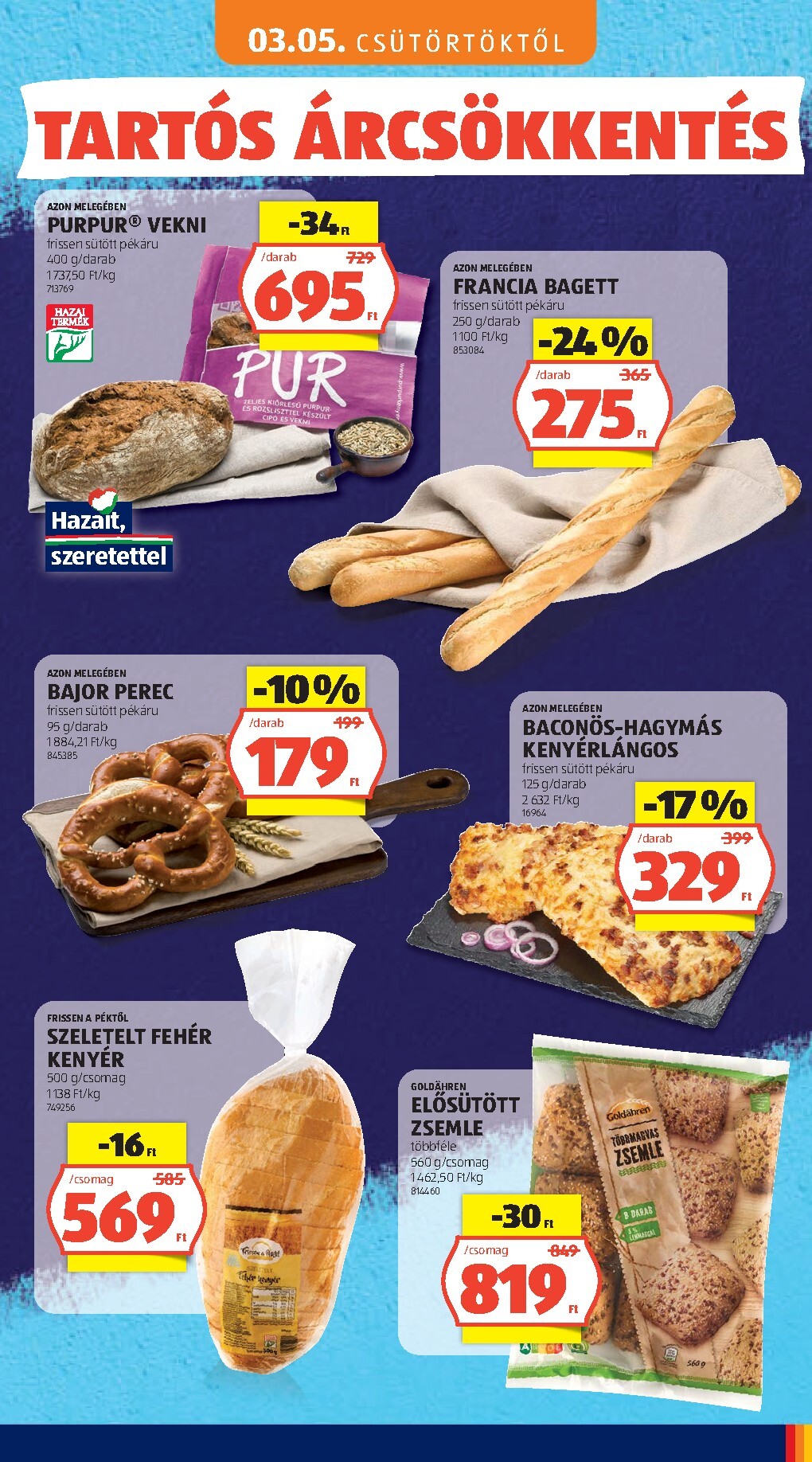 aldi - Aktuális Aldi - Tartós árcsökkentés flyer szórólap érvényes csütörtöktől 2026.03.05.-től vasárnaptól 2026.05.31.-ig - page: 3