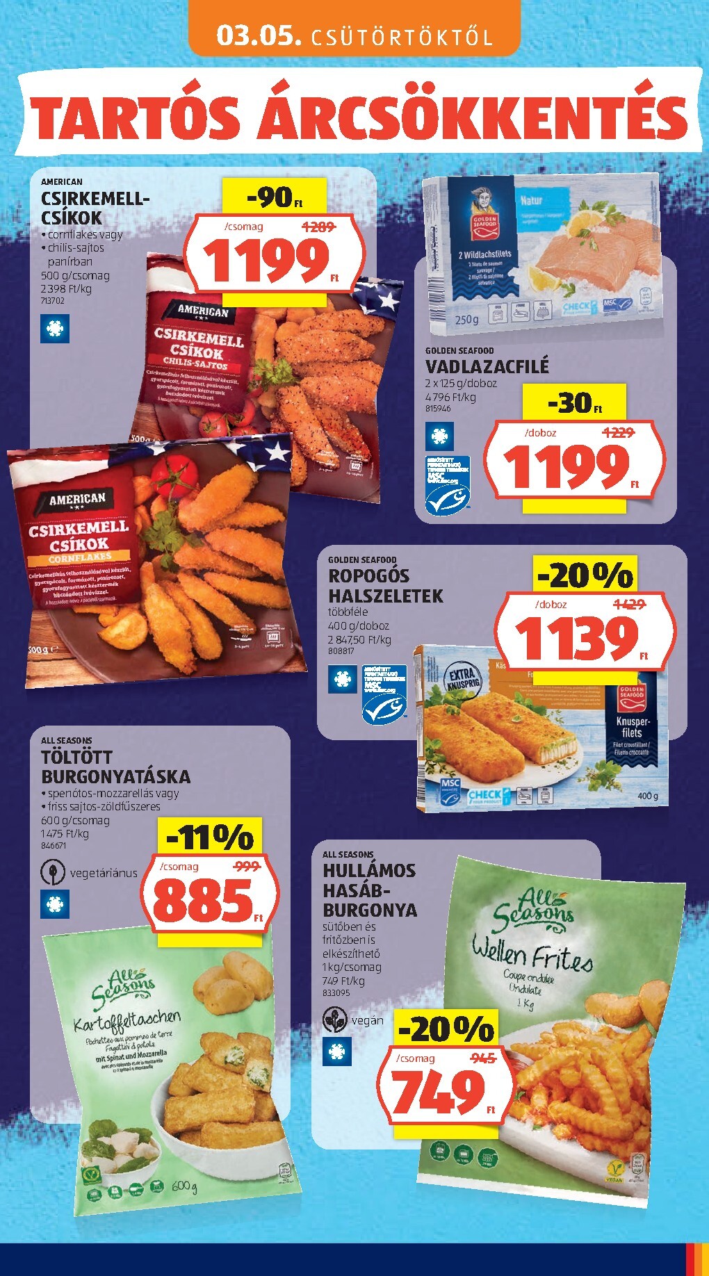 aldi - Aktuális Aldi - Tartós árcsökkentés flyer szórólap érvényes csütörtöktől 2026.03.05.-től vasárnaptól 2026.05.31.-ig - page: 11