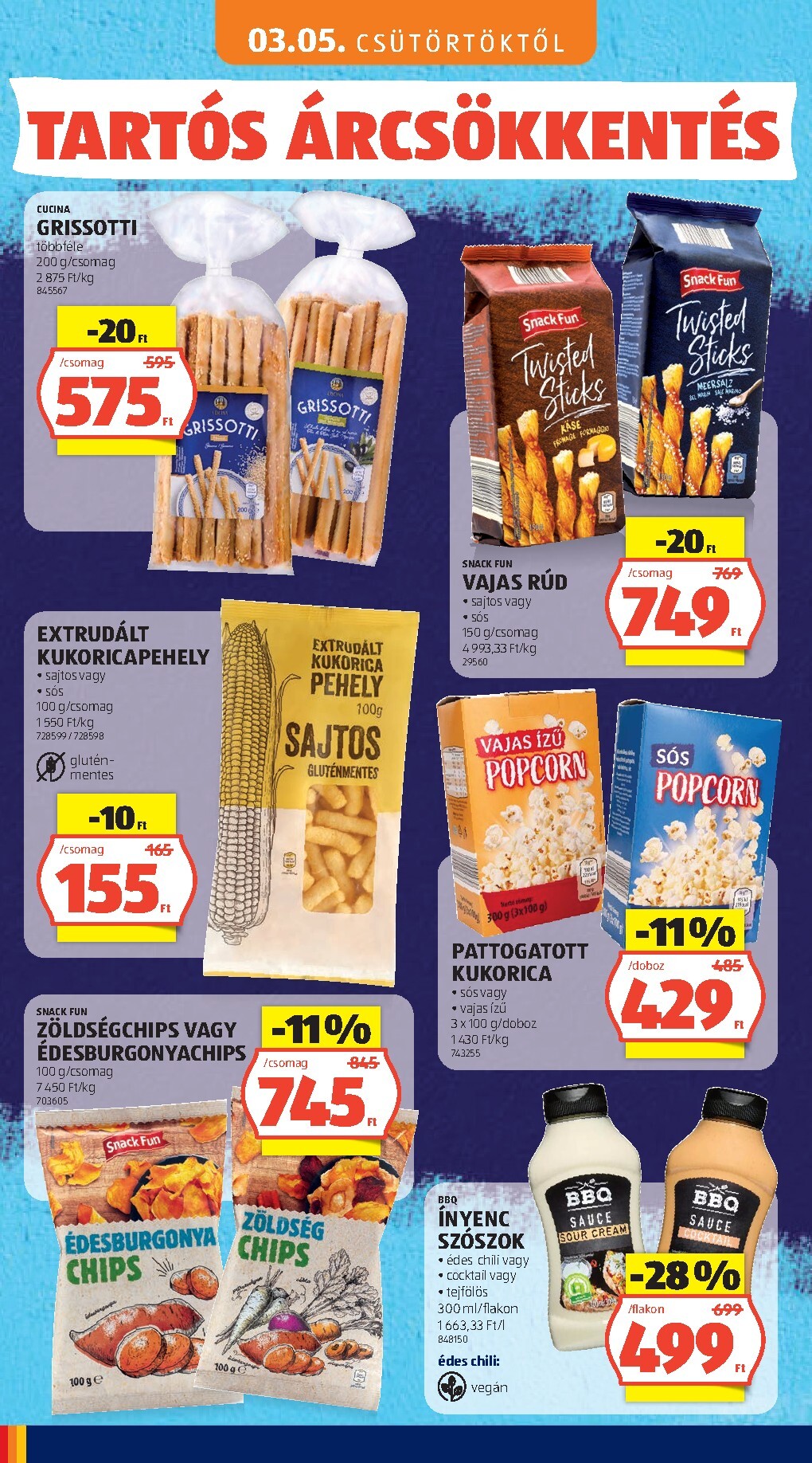 aldi - Aktuális Aldi - Tartós árcsökkentés flyer szórólap érvényes csütörtöktől 2026.03.05.-től vasárnaptól 2026.05.31.-ig - page: 22