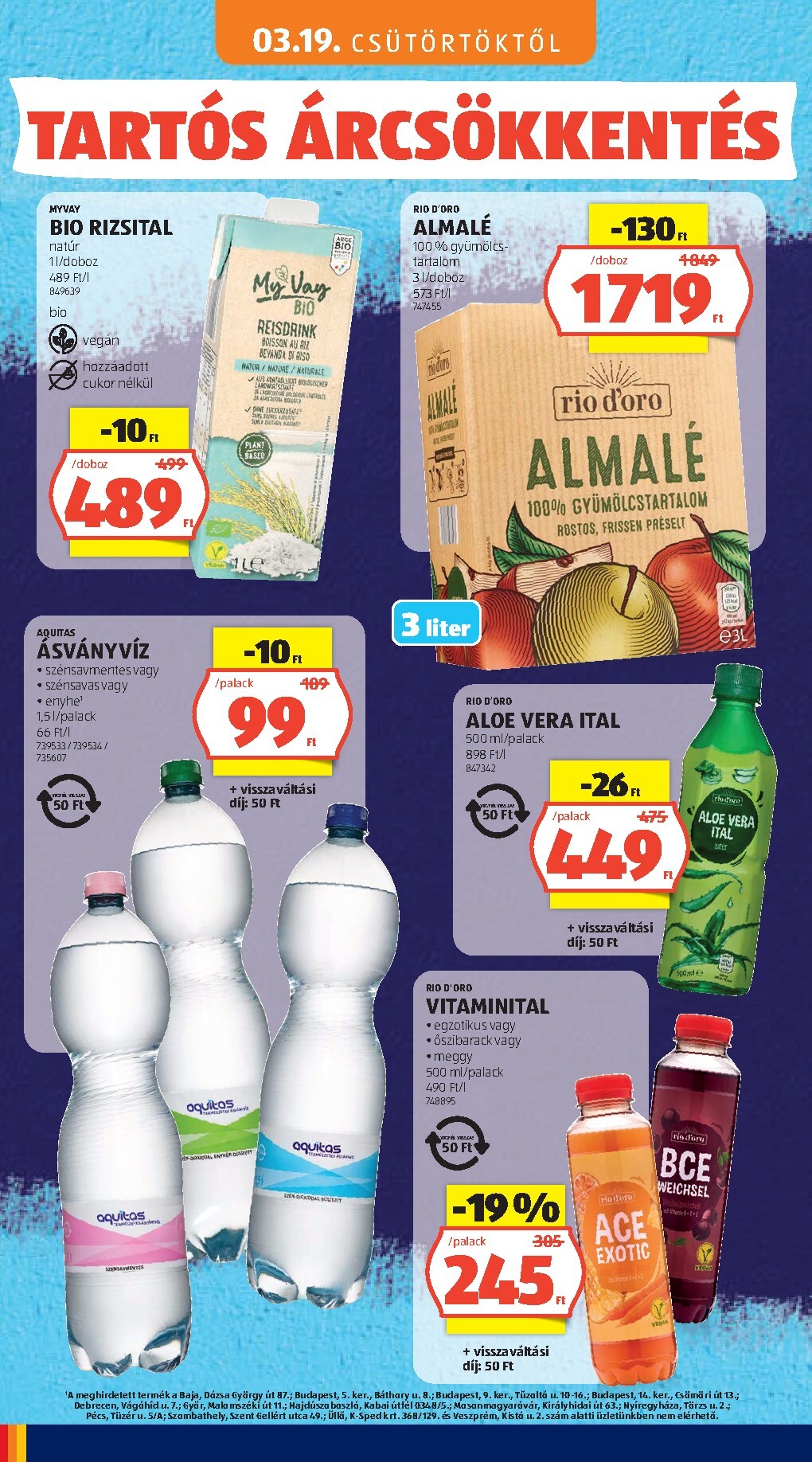aldi - Aktuális Aldi - Tartós árcsökkentés flyer szórólap érvényes csütörtöktől 2026.03.05.-től vasárnaptól 2026.05.31.-ig - page: 70
