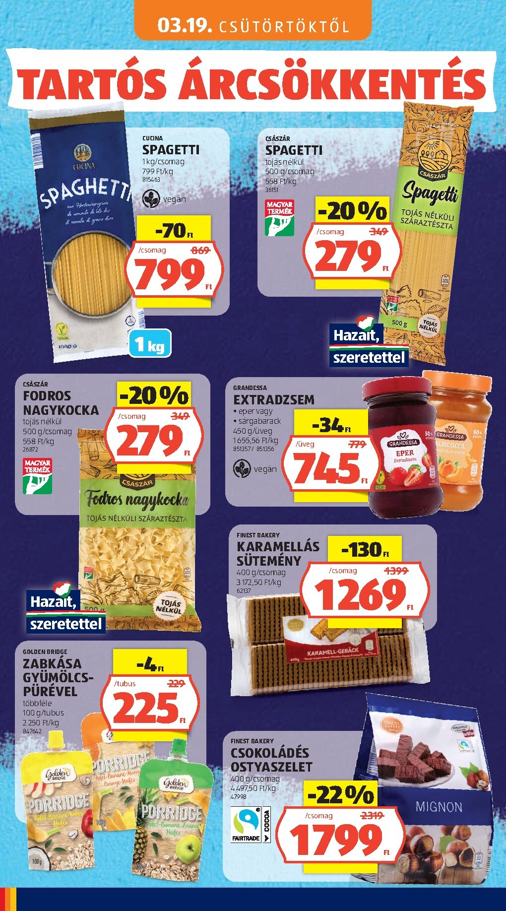 aldi - Aktuális Aldi - Tartós árcsökkentés flyer szórólap érvényes csütörtöktől 2026.03.05.-től vasárnaptól 2026.05.31.-ig - page: 66