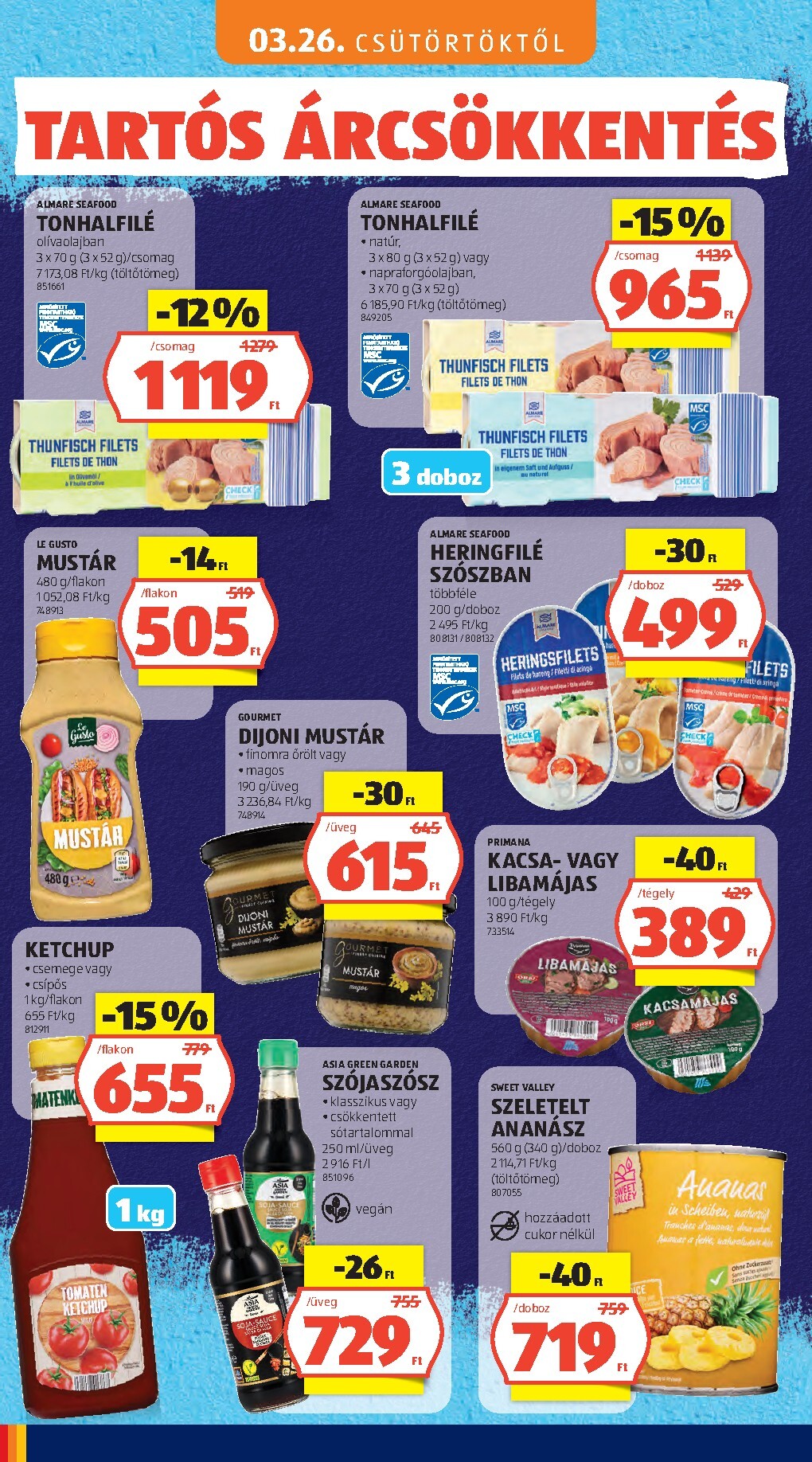 aldi - Aktuális Aldi - Tartós árcsökkentés flyer szórólap érvényes csütörtöktől 2026.03.05.-től vasárnaptól 2026.05.31.-ig - page: 84