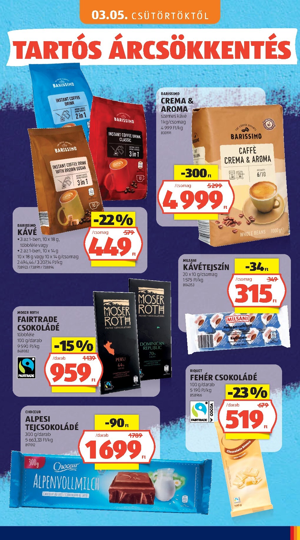 aldi - Aktuális Aldi - Tartós árcsökkentés flyer szórólap érvényes csütörtöktől 2026.03.05.-től vasárnaptól 2026.05.31.-ig - page: 19