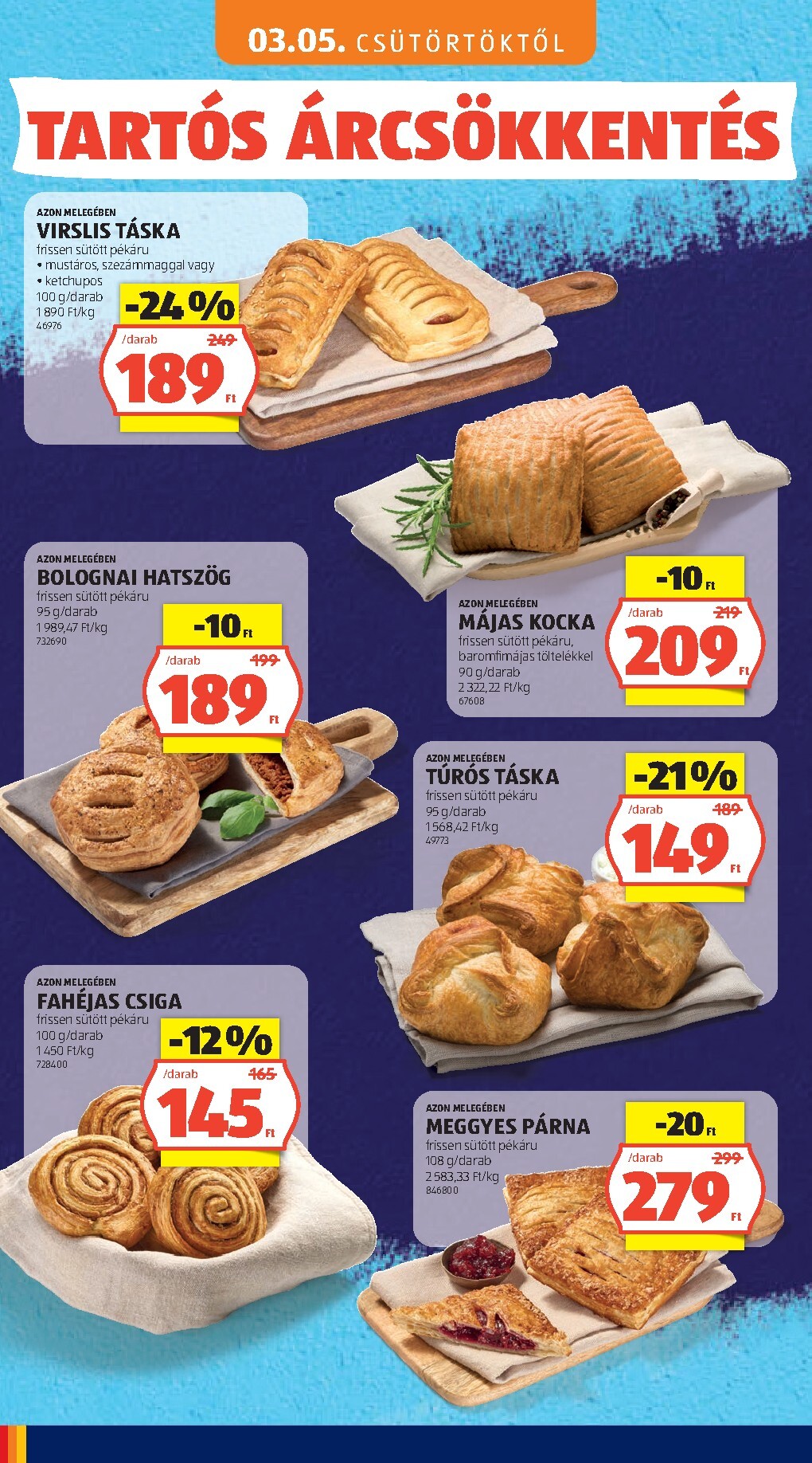 aldi - Aktuális Aldi - Tartós árcsökkentés flyer szórólap érvényes csütörtöktől 2026.03.05.-től vasárnaptól 2026.05.31.-ig - page: 2