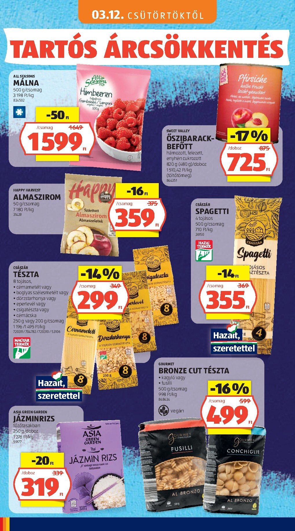 aldi - Aktuális Aldi - Tartós árcsökkentés flyer szórólap érvényes csütörtöktől 2026.03.05.-től vasárnaptól 2026.05.31.-ig - page: 42