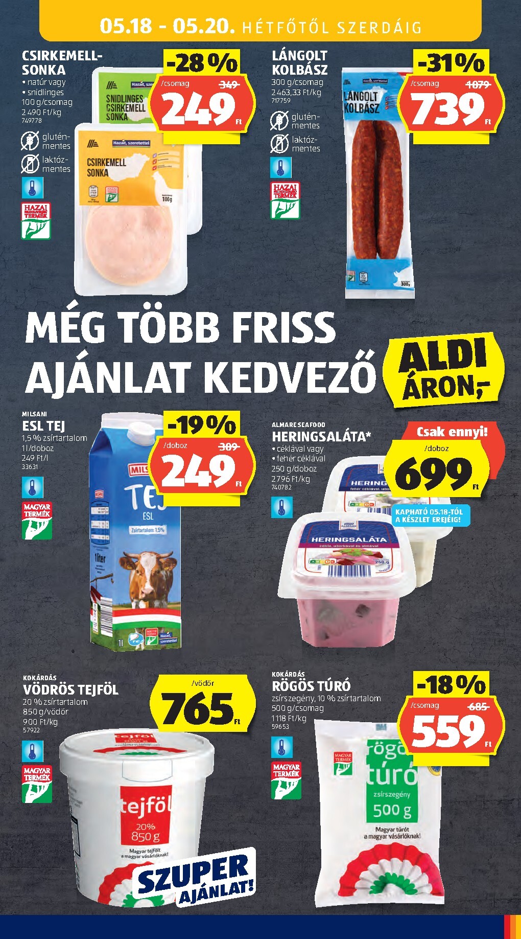 aldi - Aldi hirdetmény a következő hétre csütörtöktől 2026.05.14.-tól szerdától 2026.05.20.-ig - page: 33
