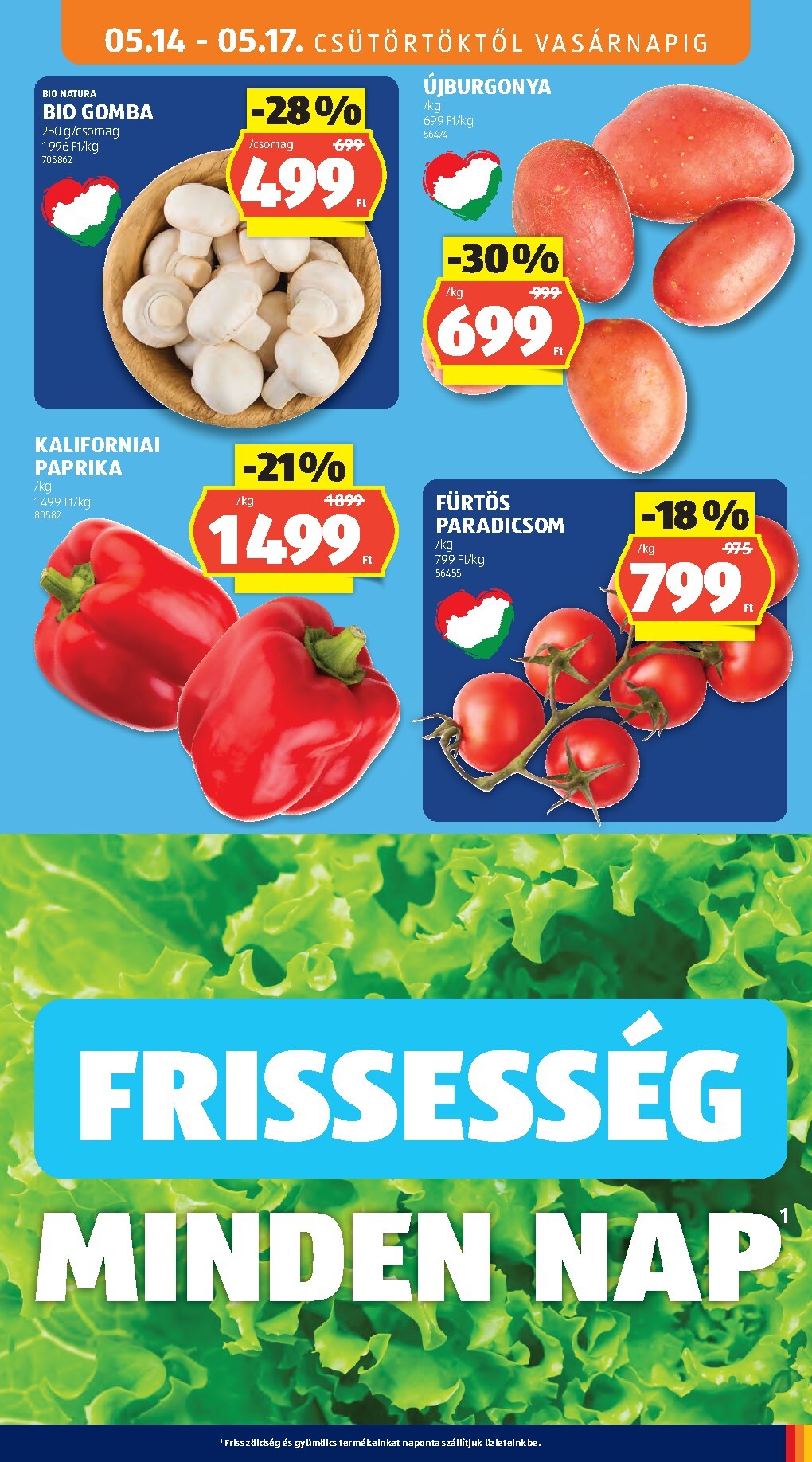 aldi - Aldi hirdetmény a következő hétre csütörtöktől 2026.05.14.-tól szerdától 2026.05.20.-ig - page: 7