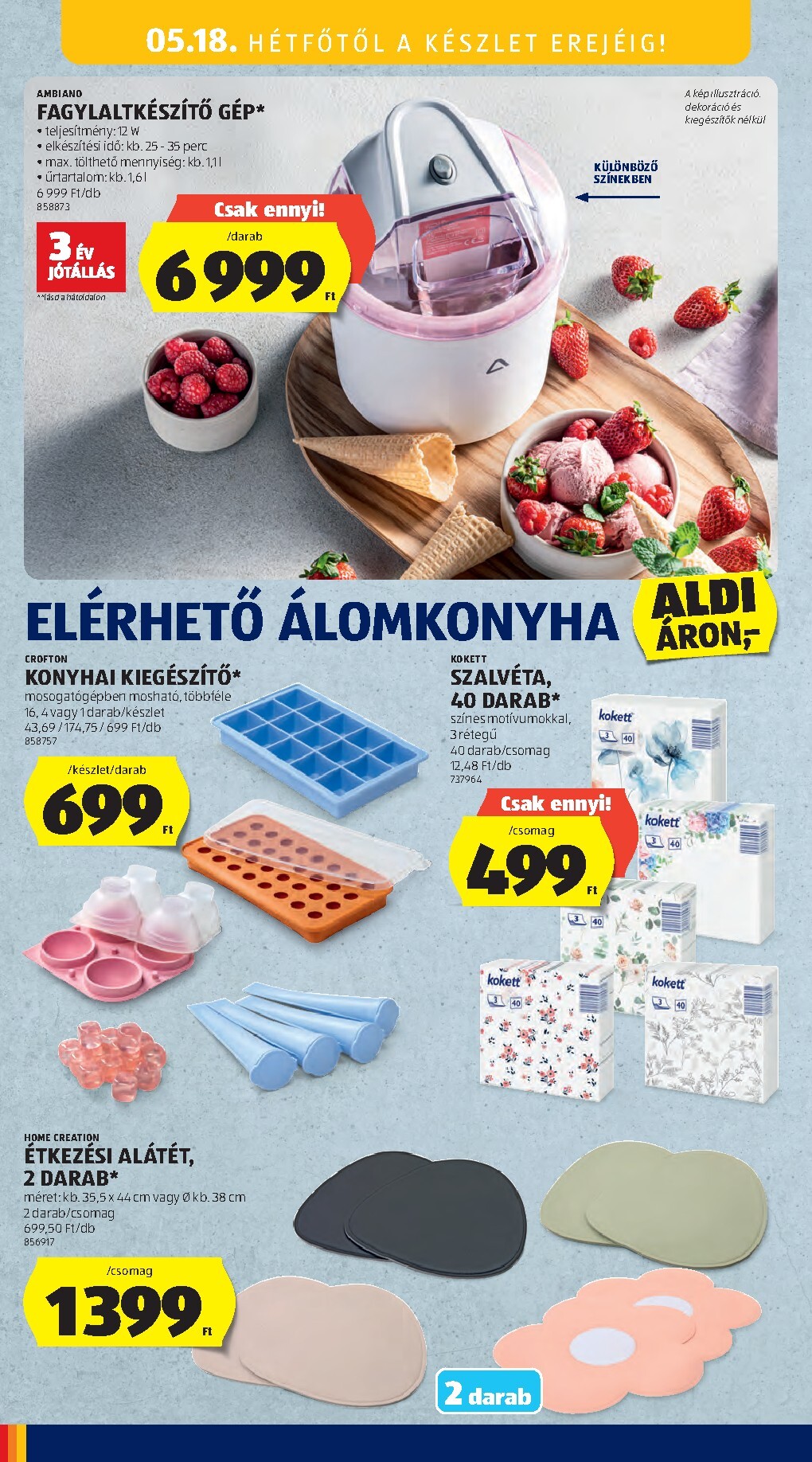 aldi - Aldi hirdetmény a következő hétre csütörtöktől 2026.05.14.-tól szerdától 2026.05.20.-ig - page: 46